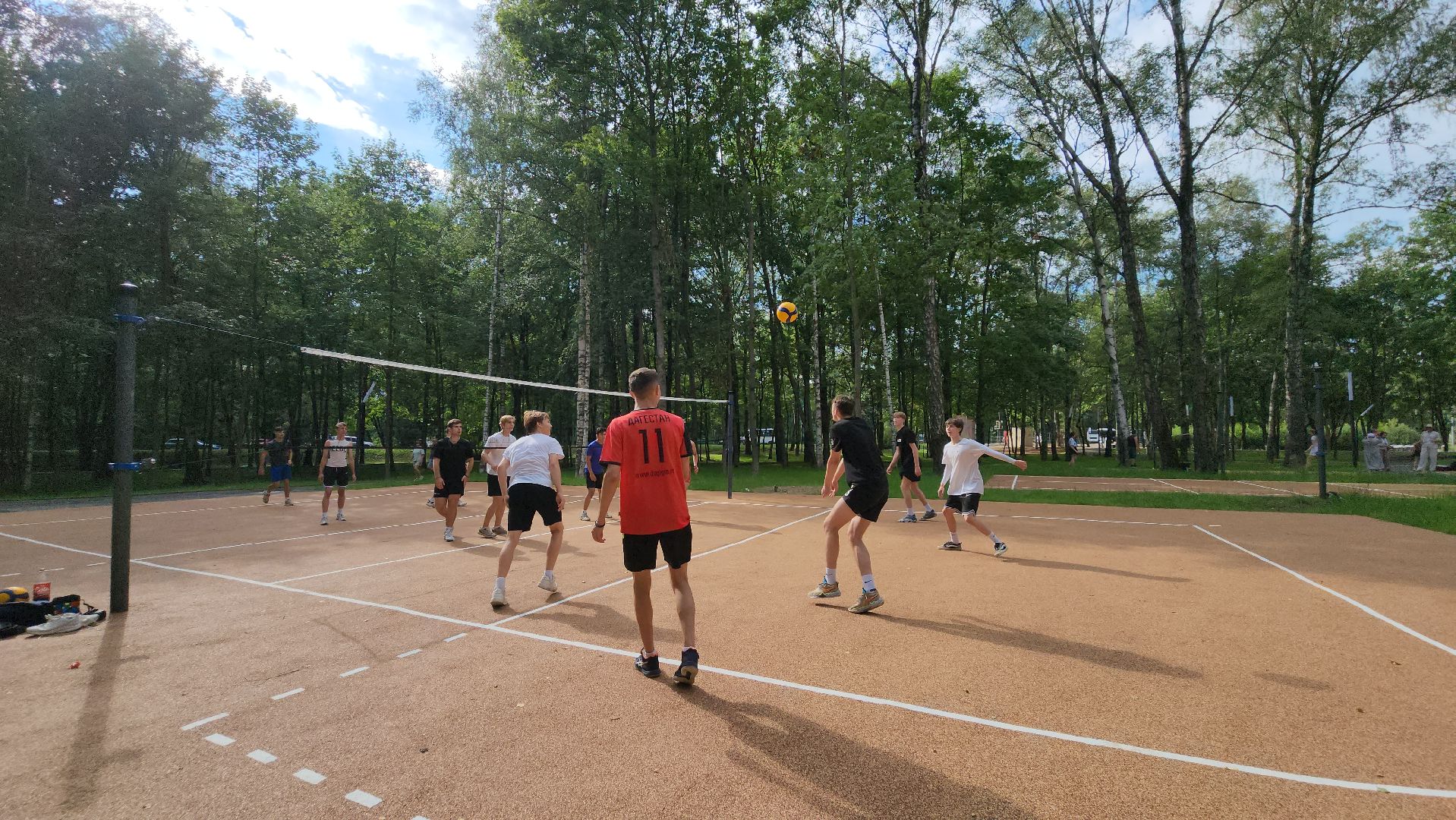 Волейбол, Центральный парк, Лобня,