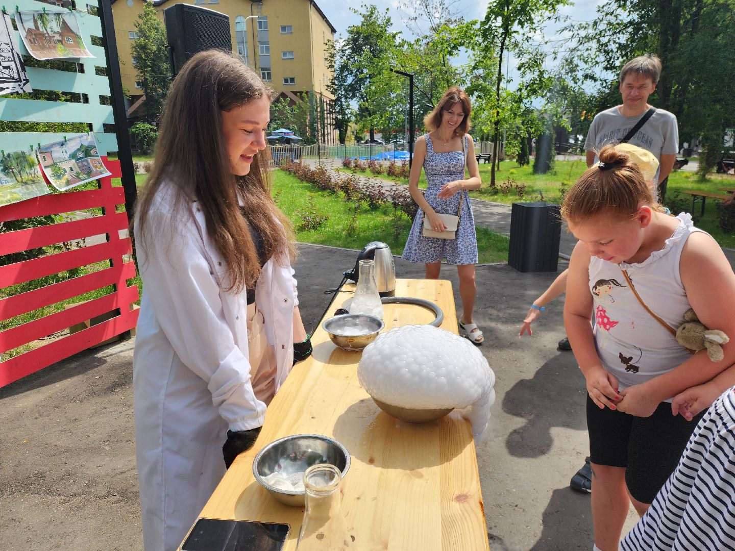 ногинск, парк, шоу сухого льда, общество, жители, дети, парки подмосковья, глуховский парк,