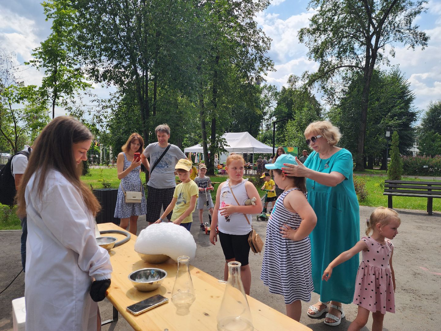 ногинск, парк, шоу сухого льда, общество, жители, дети, парки подмосковья, глуховский парк,