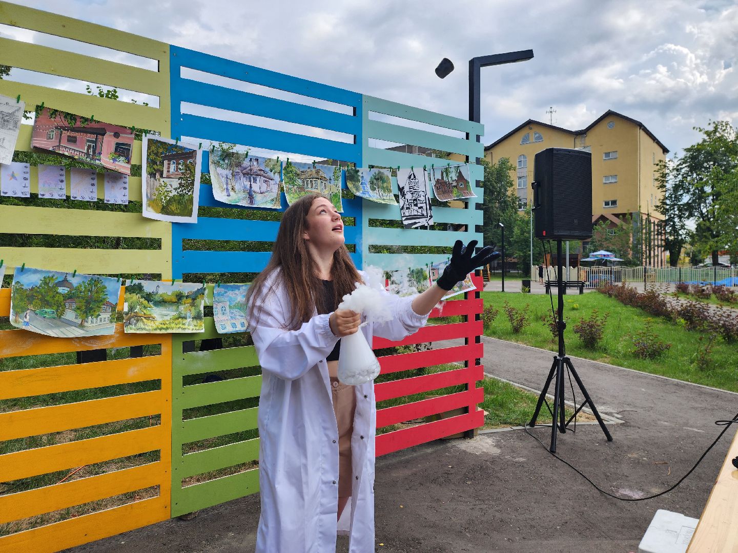 ногинск, парк, шоу сухого льда, общество, жители, дети, парки подмосковья, глуховский парк,