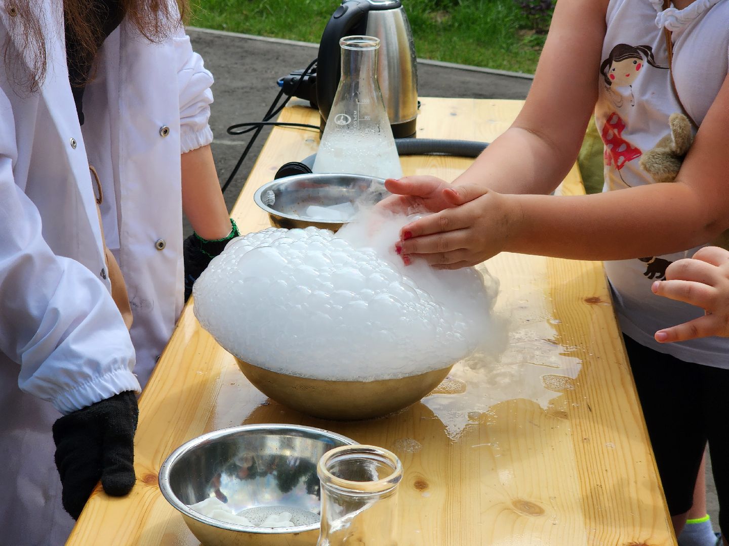 ногинск, парк, шоу сухого льда, общество, жители, дети, парки подмосковья, глуховский парк,