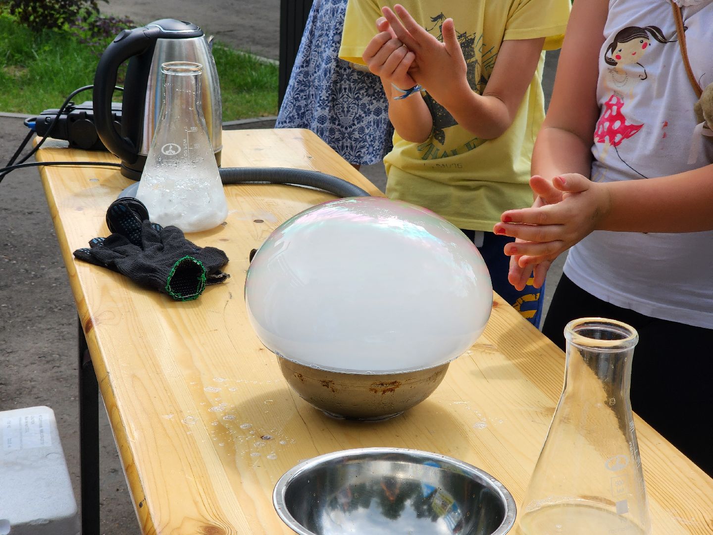 ногинск, парк, шоу сухого льда, общество, жители, дети, парки подмосковья, глуховский парк,