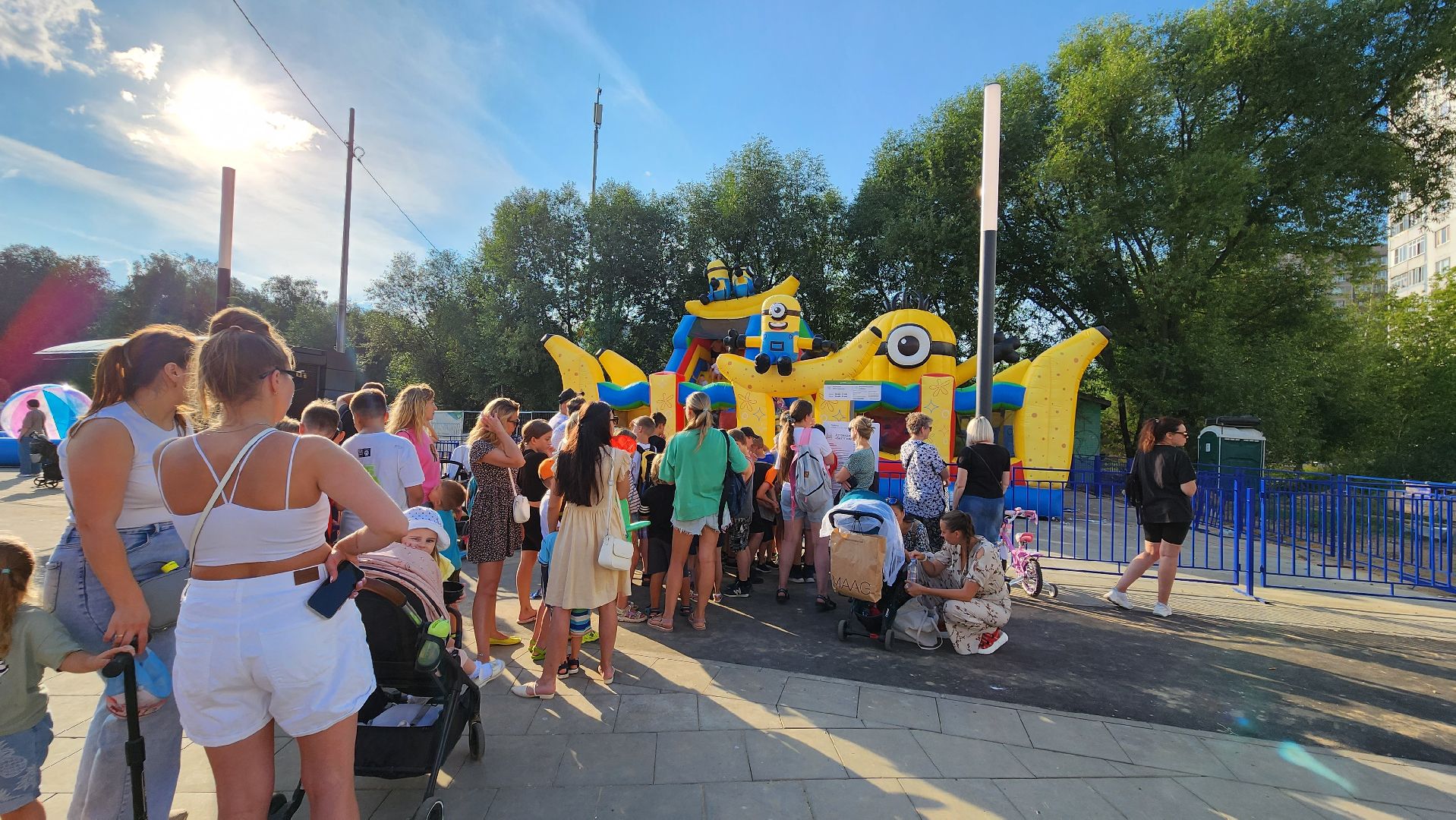 аттракционы, Парк, Лобня,