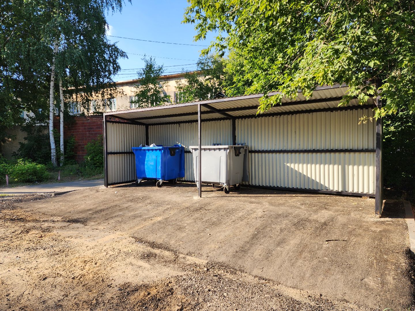 раменское, благоустройство, модернизация контейнерных площадок, Красная 20,