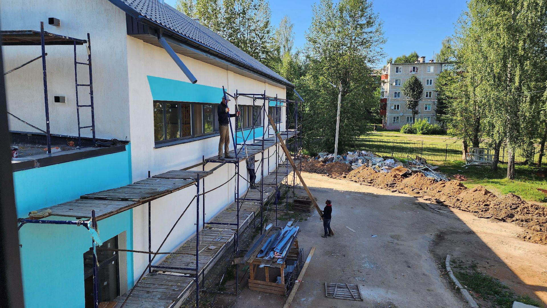 подмосковье, школа, ремонт, благоустройство,