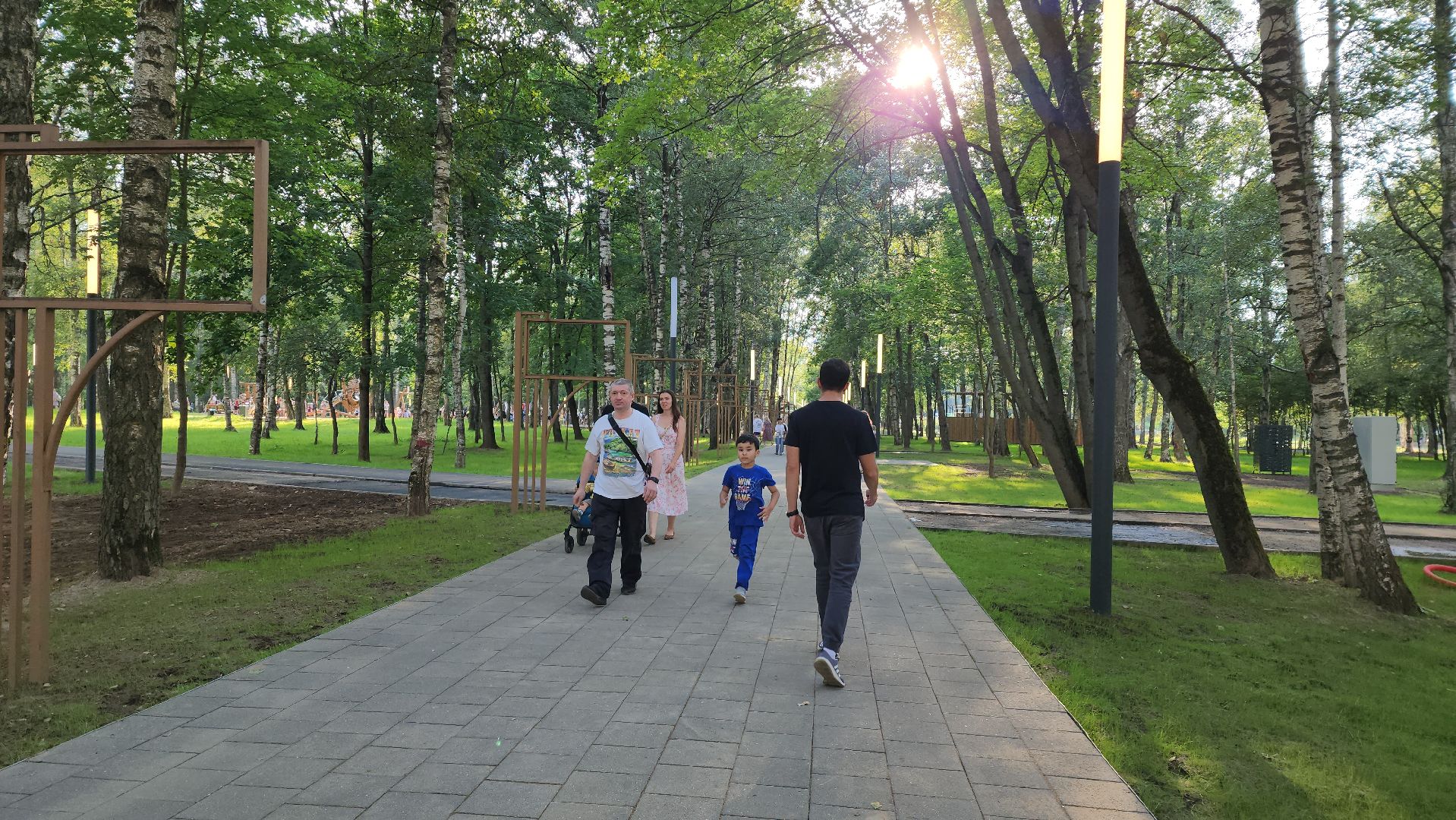 Лобня, Парк, открытие, Центральный парк,