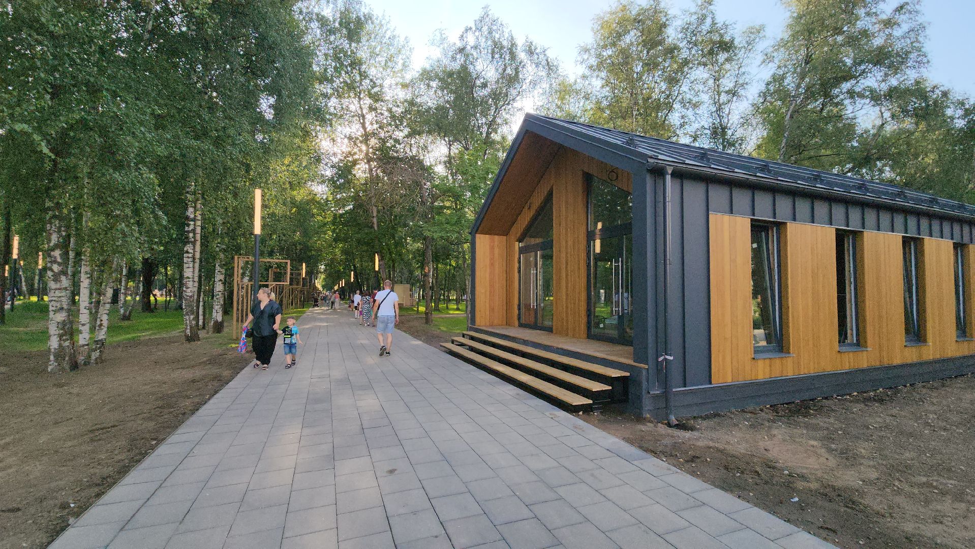 Лобня, Парк, открытие, Центральный парк,