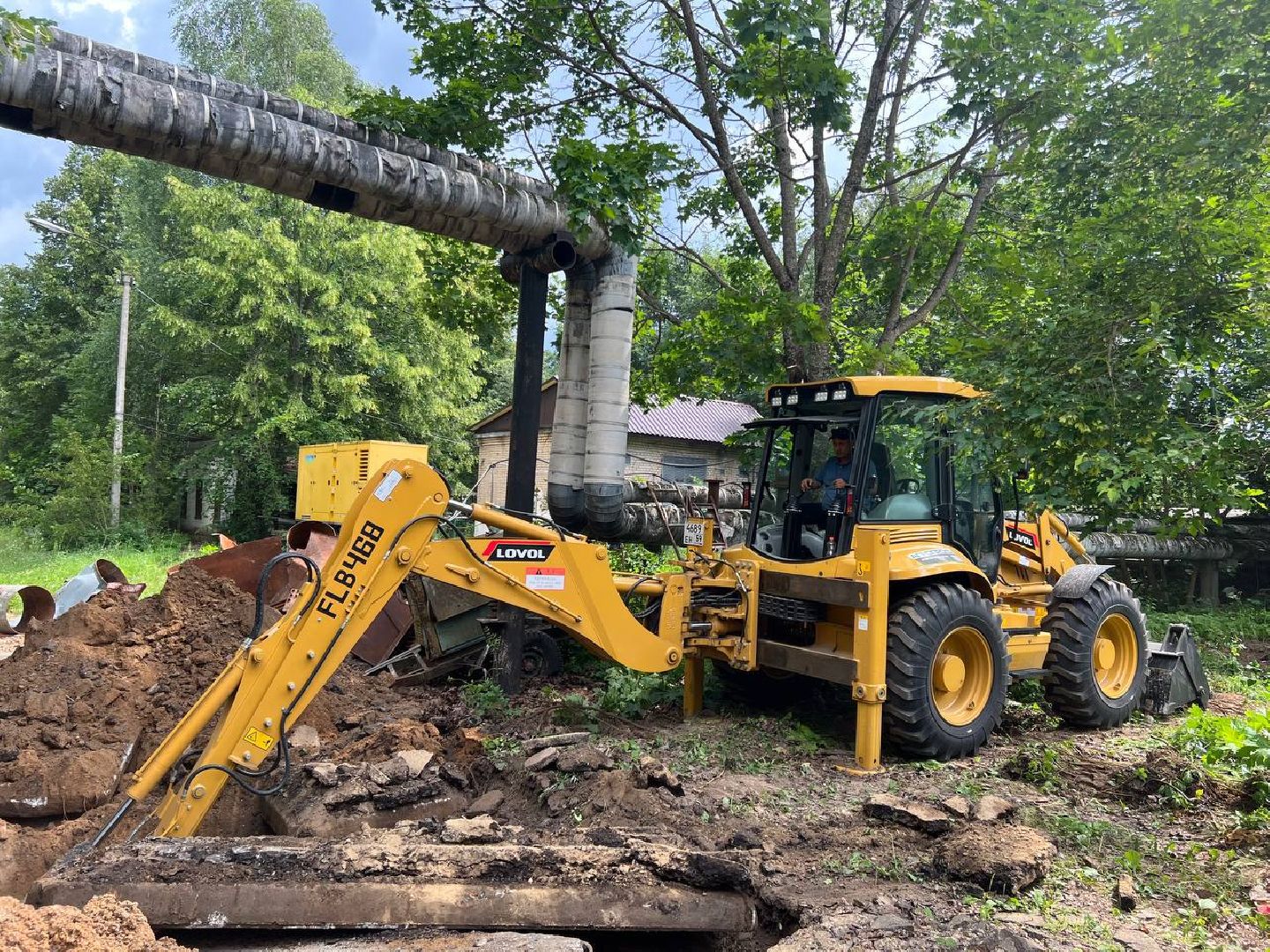 трубы, теплосеть, городской округ восход, подрядная организация,