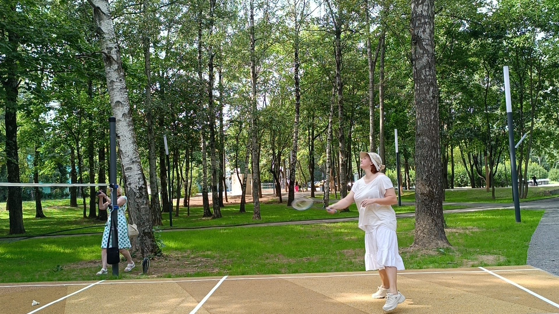 бадминтон, лобня, парк,