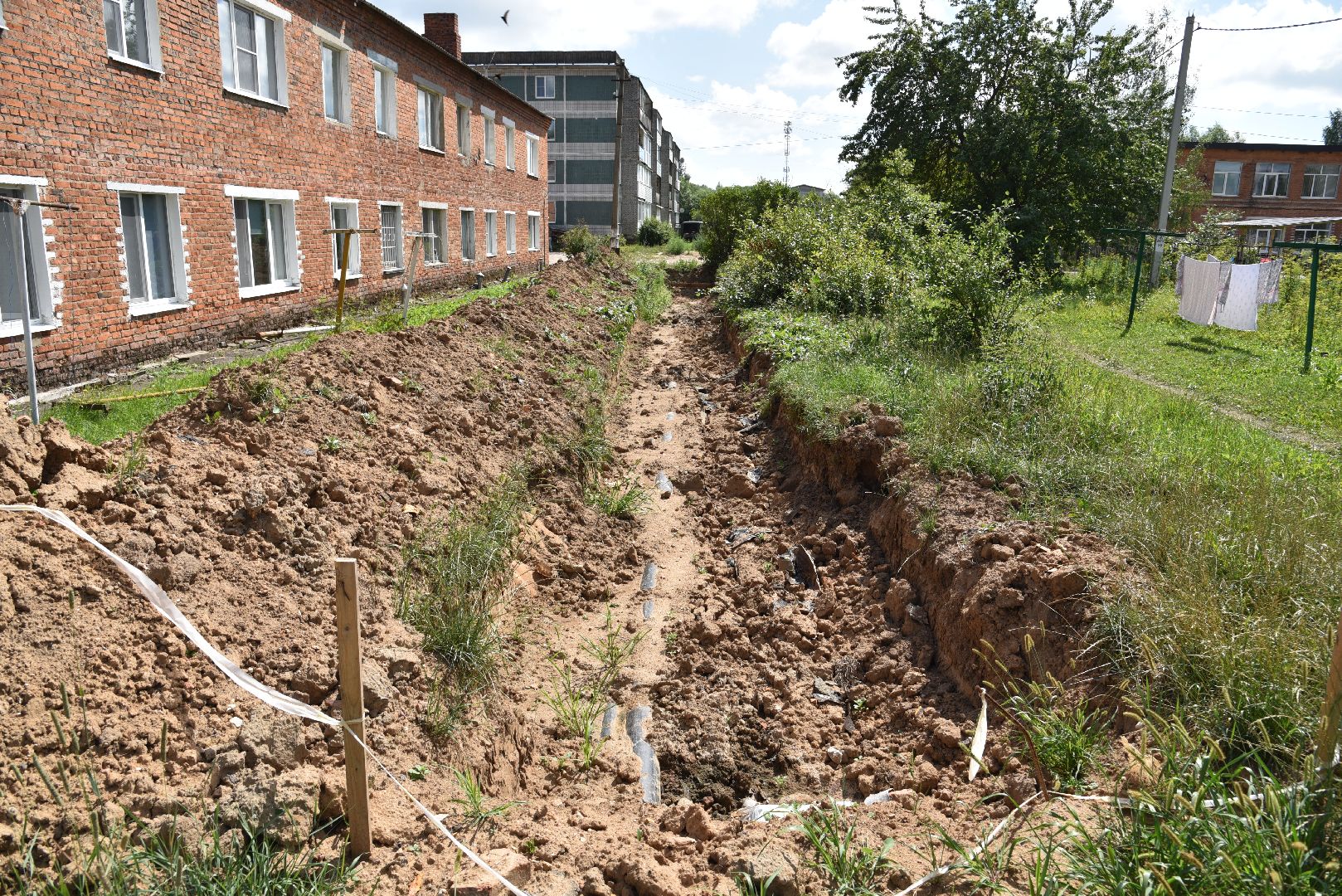 лотошино, новолотошино, благоустройство, жкх, коммунальная инфраструктура, теплотрасса, теплосети, замена теплосетей, замена теплотрассы,