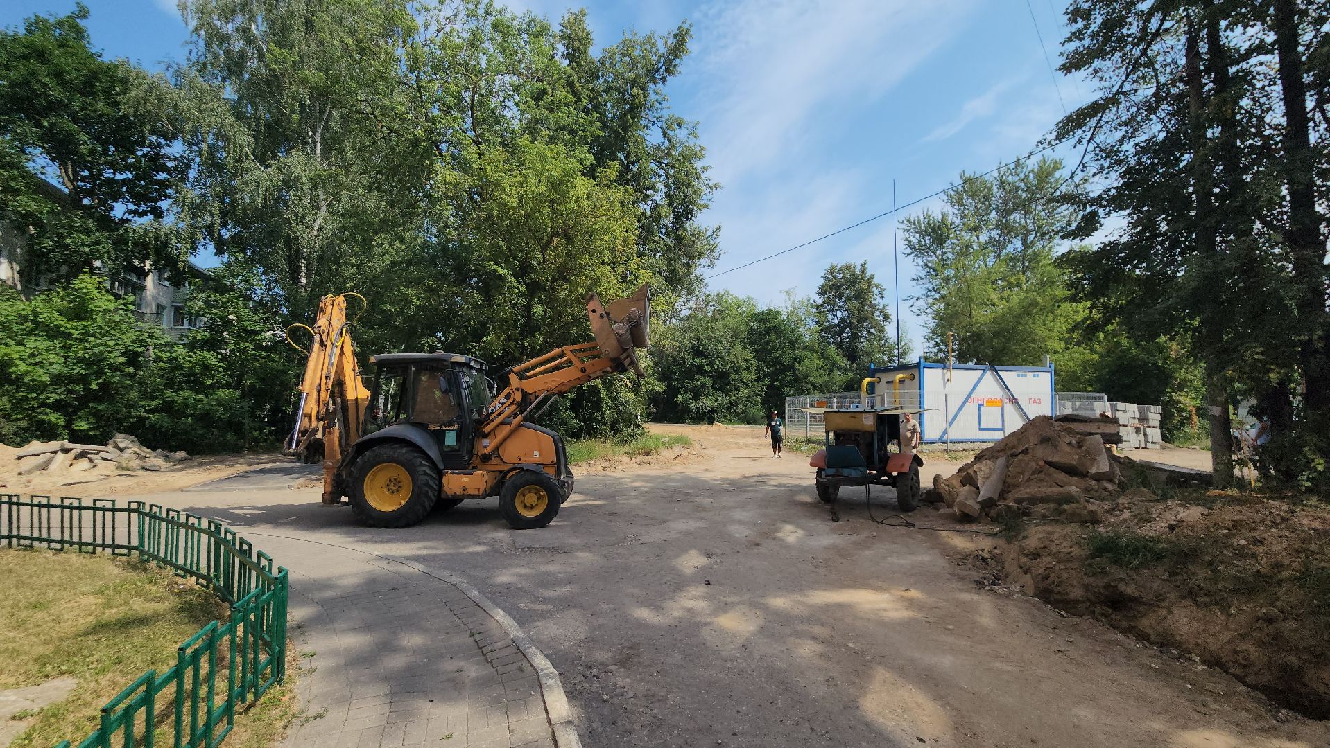 егорьевск, 1 микрорайон, благоуйстройство, парковка, стоянка, асфальт, дорога,