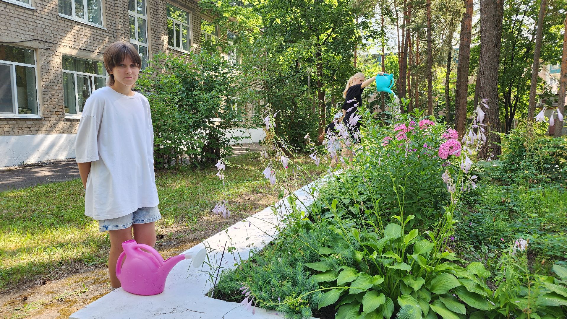 протвино, реабилитационный центр, подростки, трудовое лето, благоустройство,