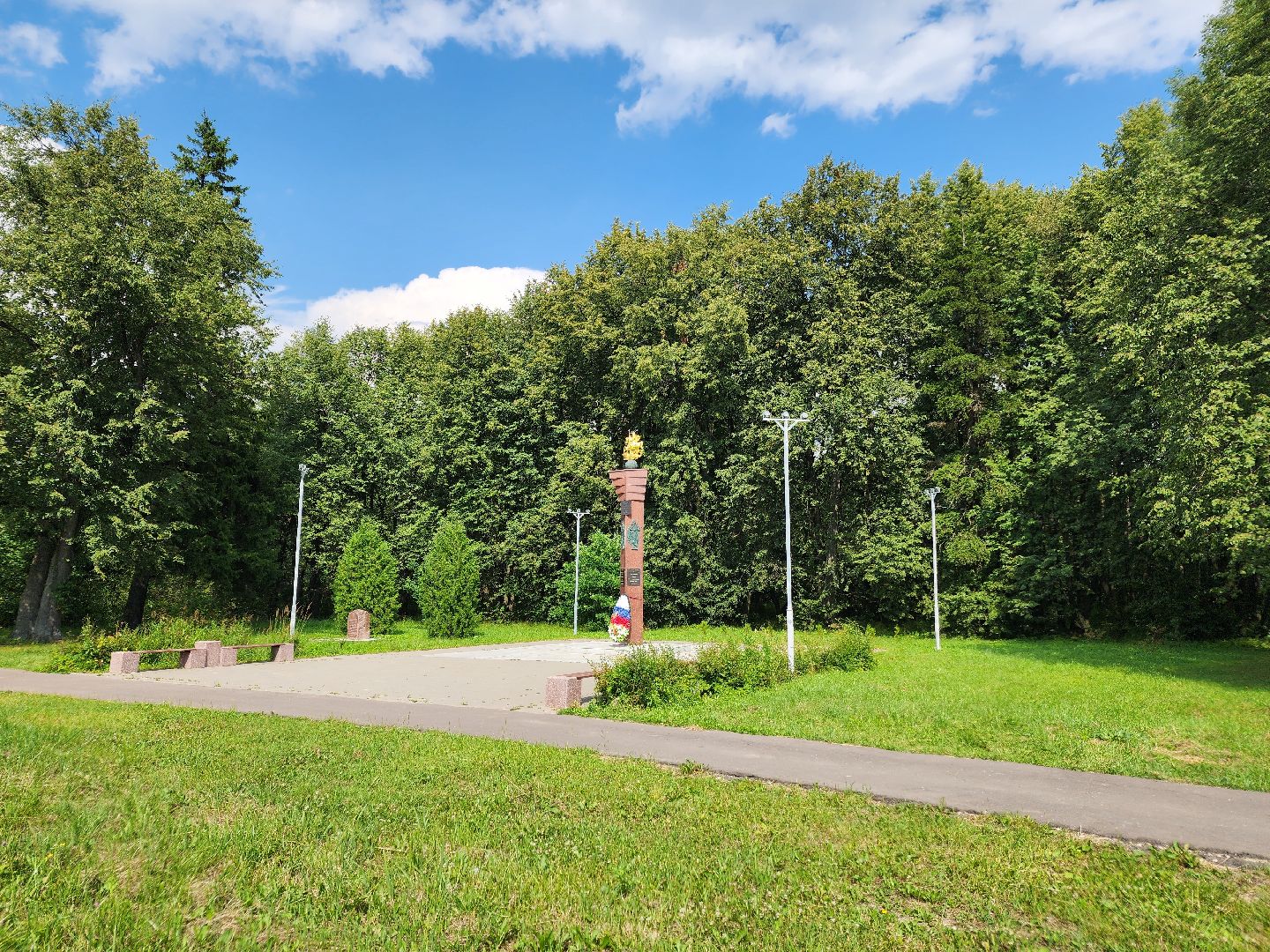 Чехов, село Молоди, дорожные знаки, памятные знаки, Молодинская битва, Молодинское сражение, населенный пункт воинской доблести, выездная администрация, глава округа Михаил Собакин,