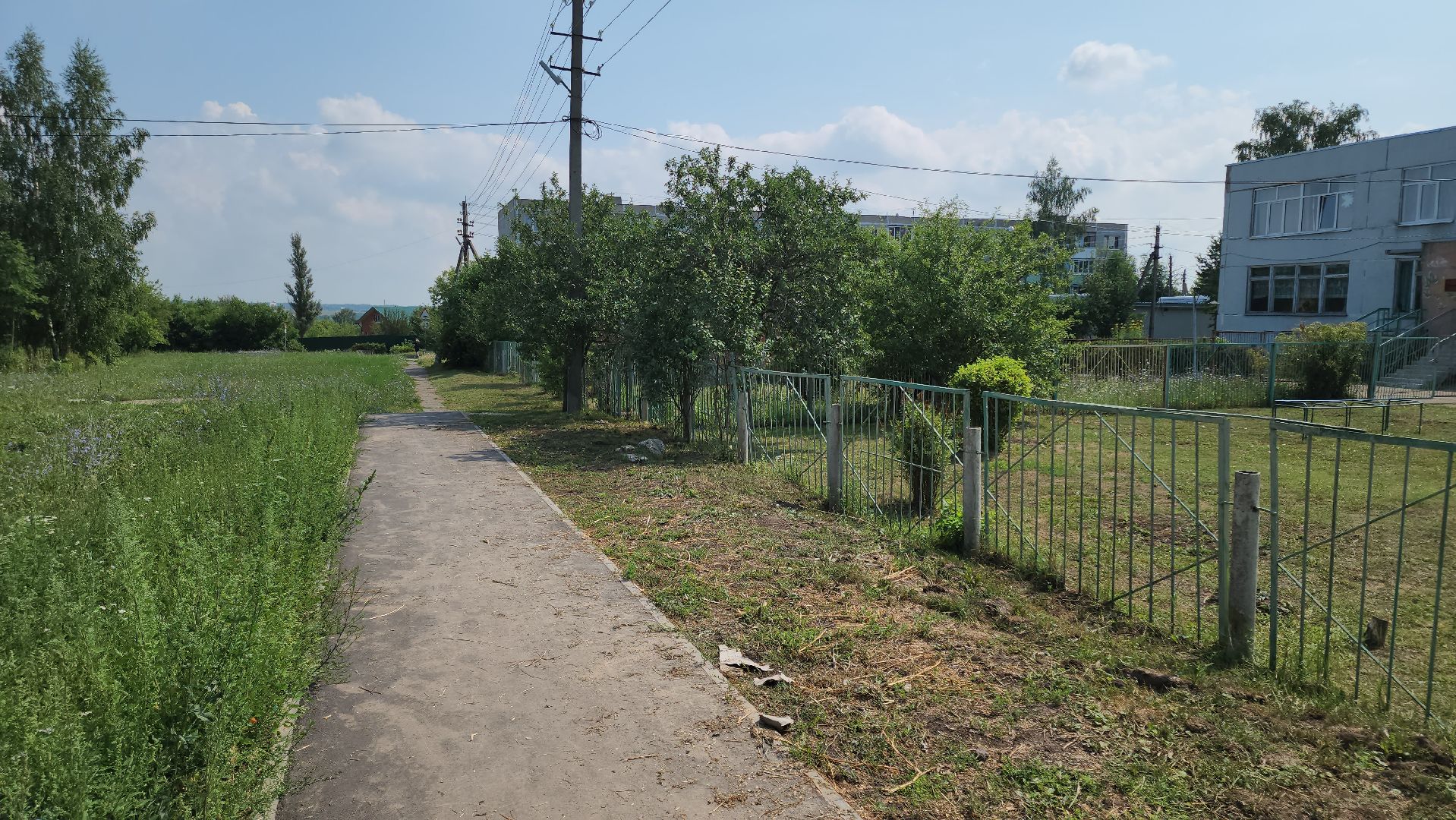 кашира, кокино, пешком, народные тропы, школа, библиотека, фап, тротуар,