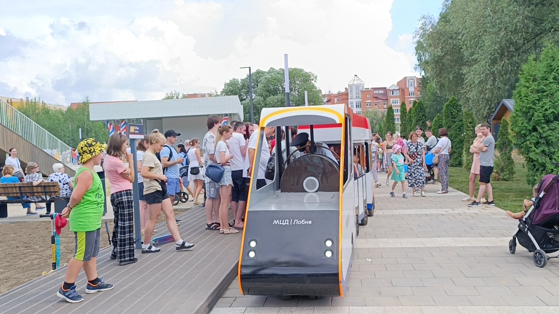 парк, поезд, мцд-1, лобня,