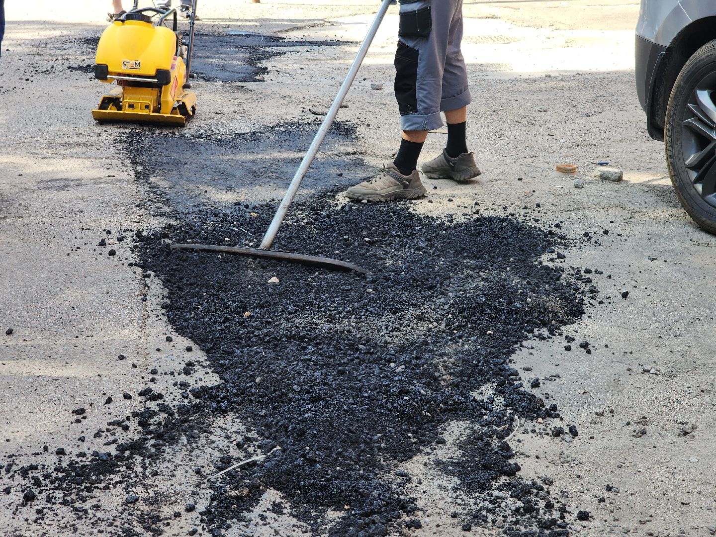 Черноголовка, Благоустройство, Дороги, ямочный ремонт дорог,