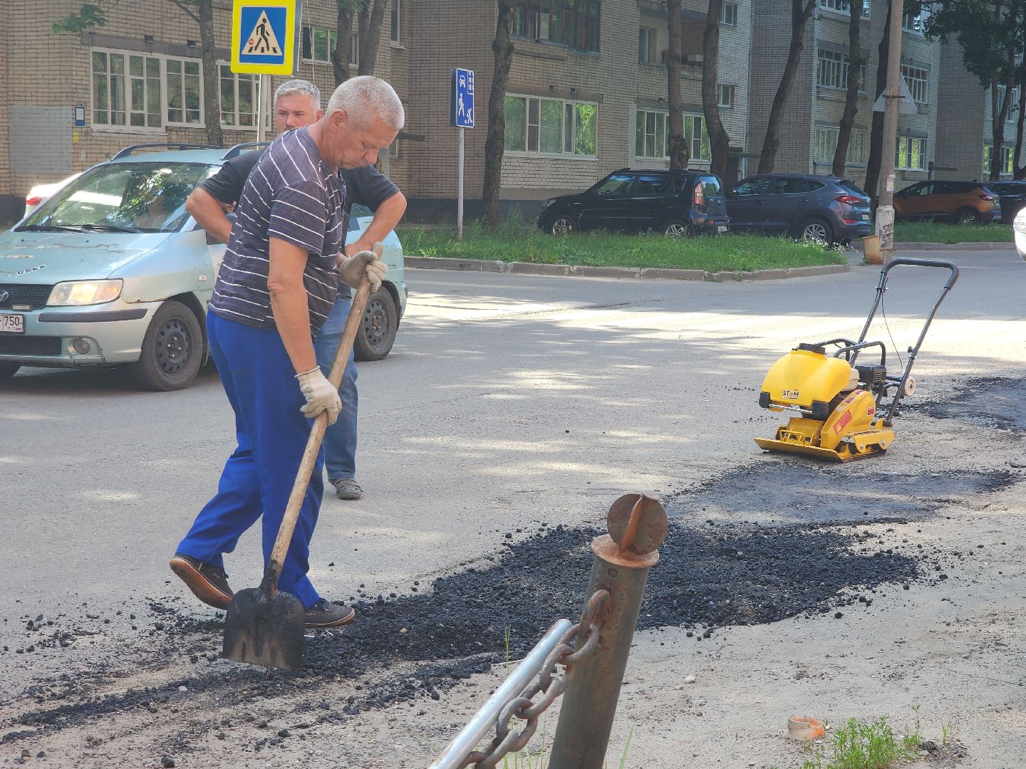 Черноголовка, Благоустройство, Дороги, ямочный ремонт дорог,