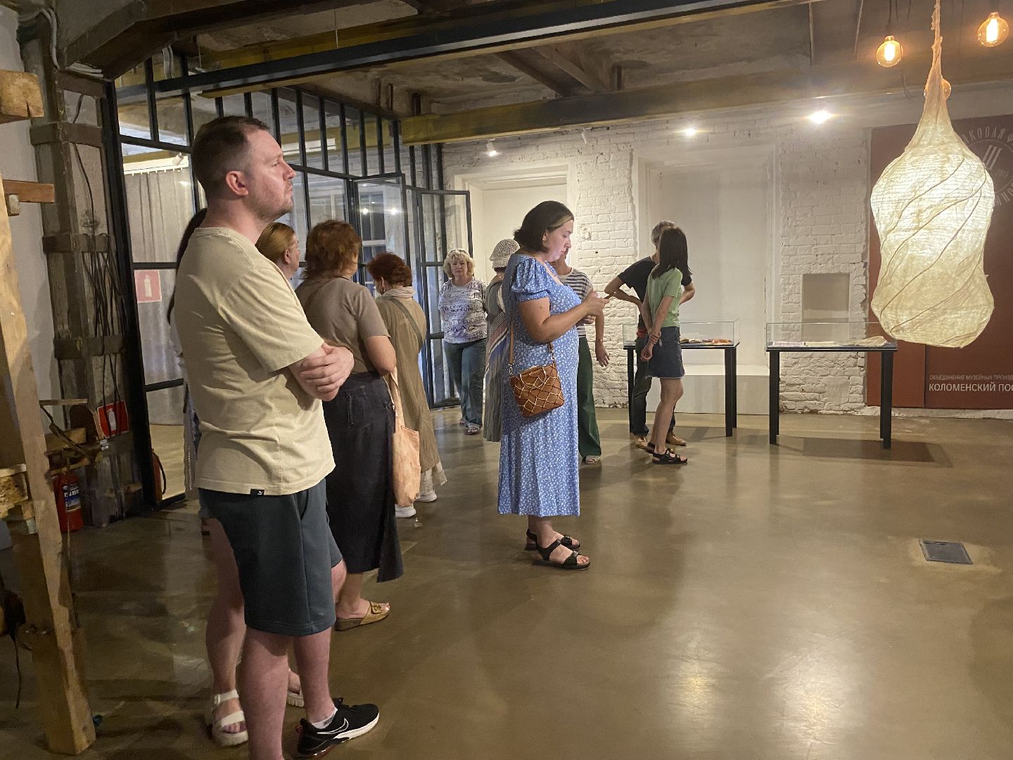 Коломна, Шелковая фабрика, Выставка, инсталляция,