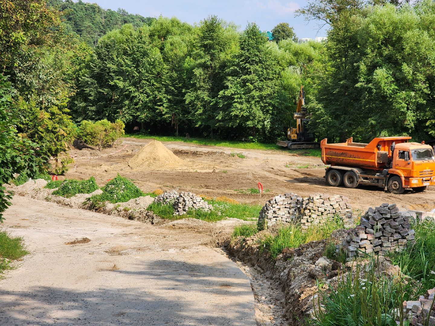 благоустройство 2024, Дубровицы, Знаменская церковь, Подольск,