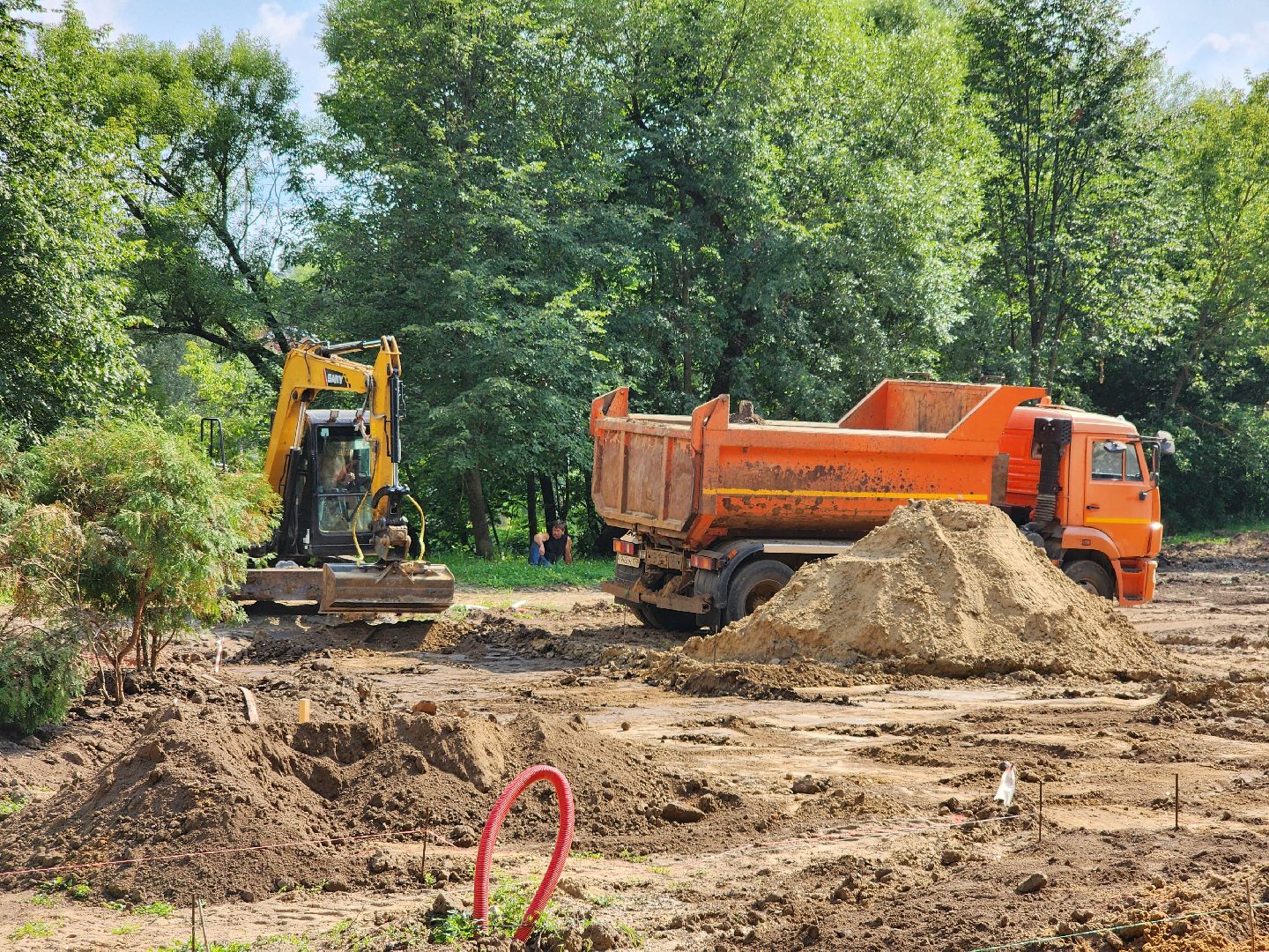 благоустройство 2024, Дубровицы, Знаменская церковь, Подольск,