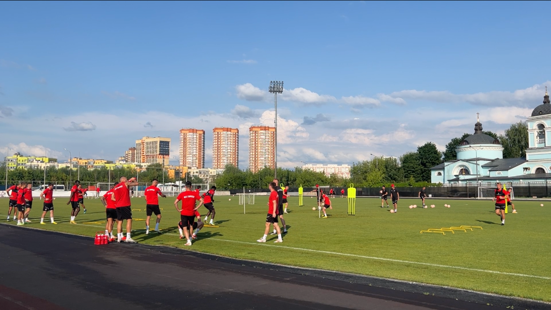 химки, спорт, футбол, футбольный клуб, открытая тренировка,