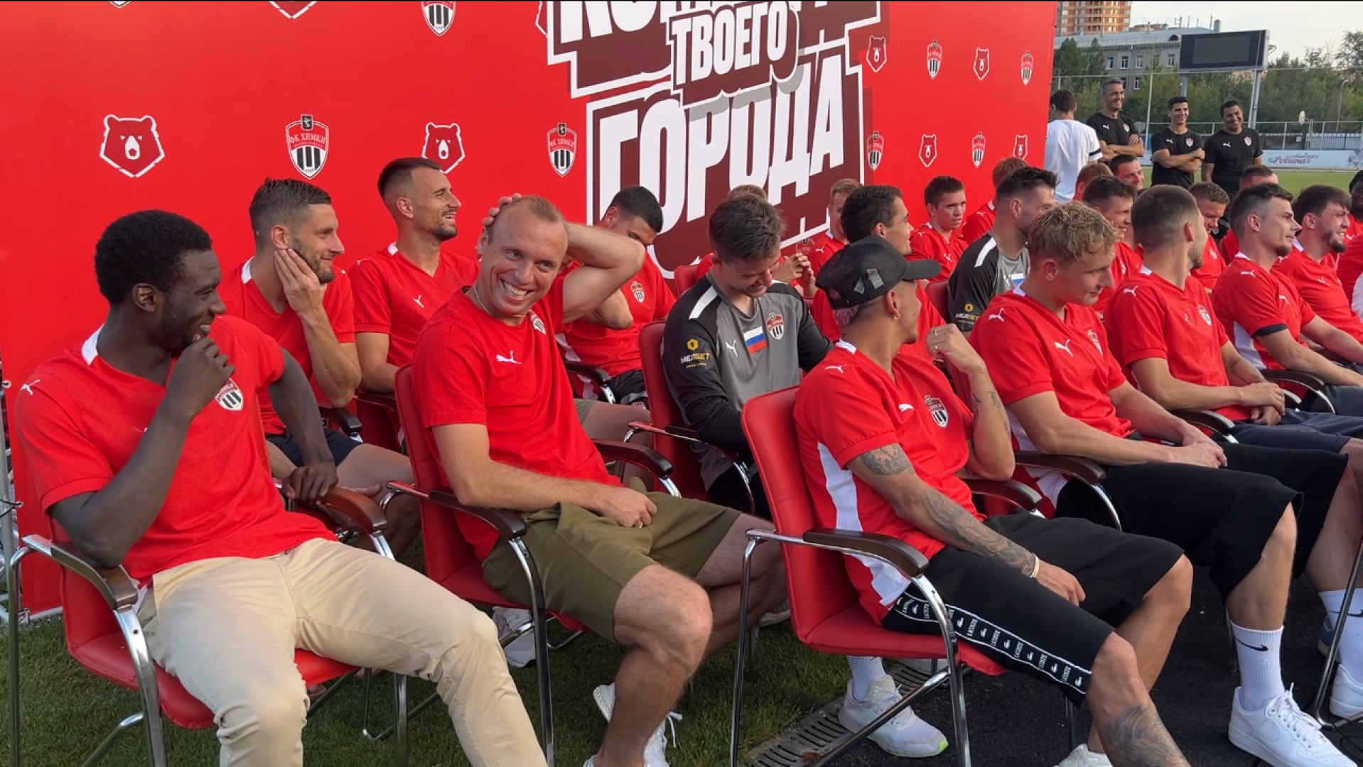 химки, спорт, футбол, футбольный клуб, открытая тренировка,