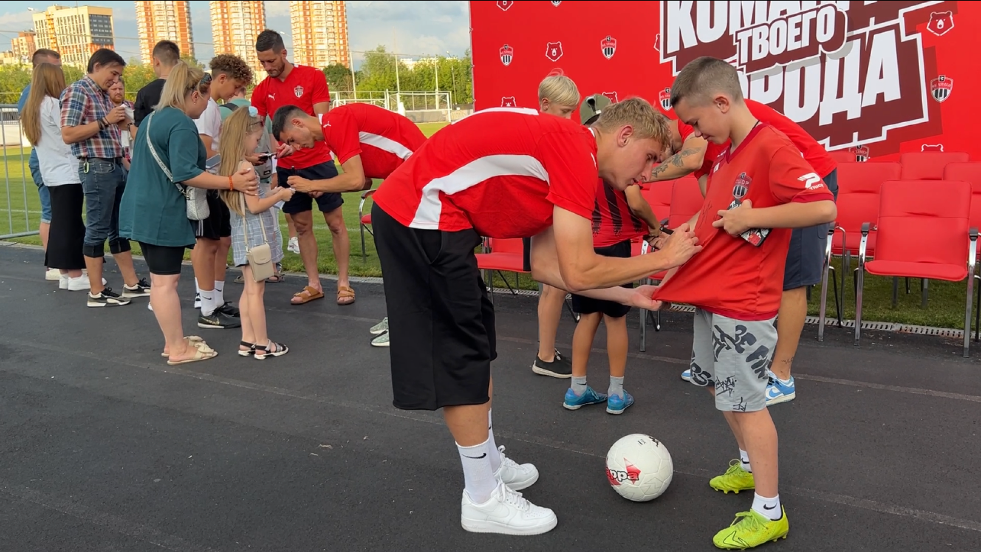 химки, спорт, футбол, футбольный клуб, открытая тренировка,