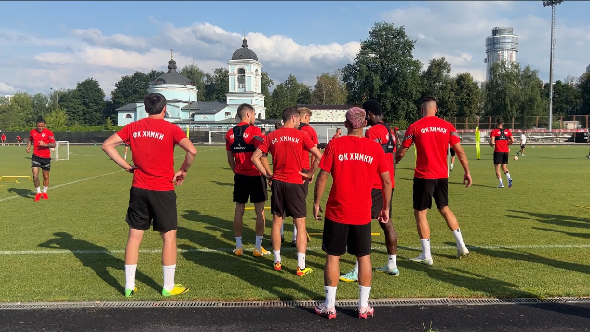 химки, спорт, футбол, футбольный клуб, открытая тренировка,