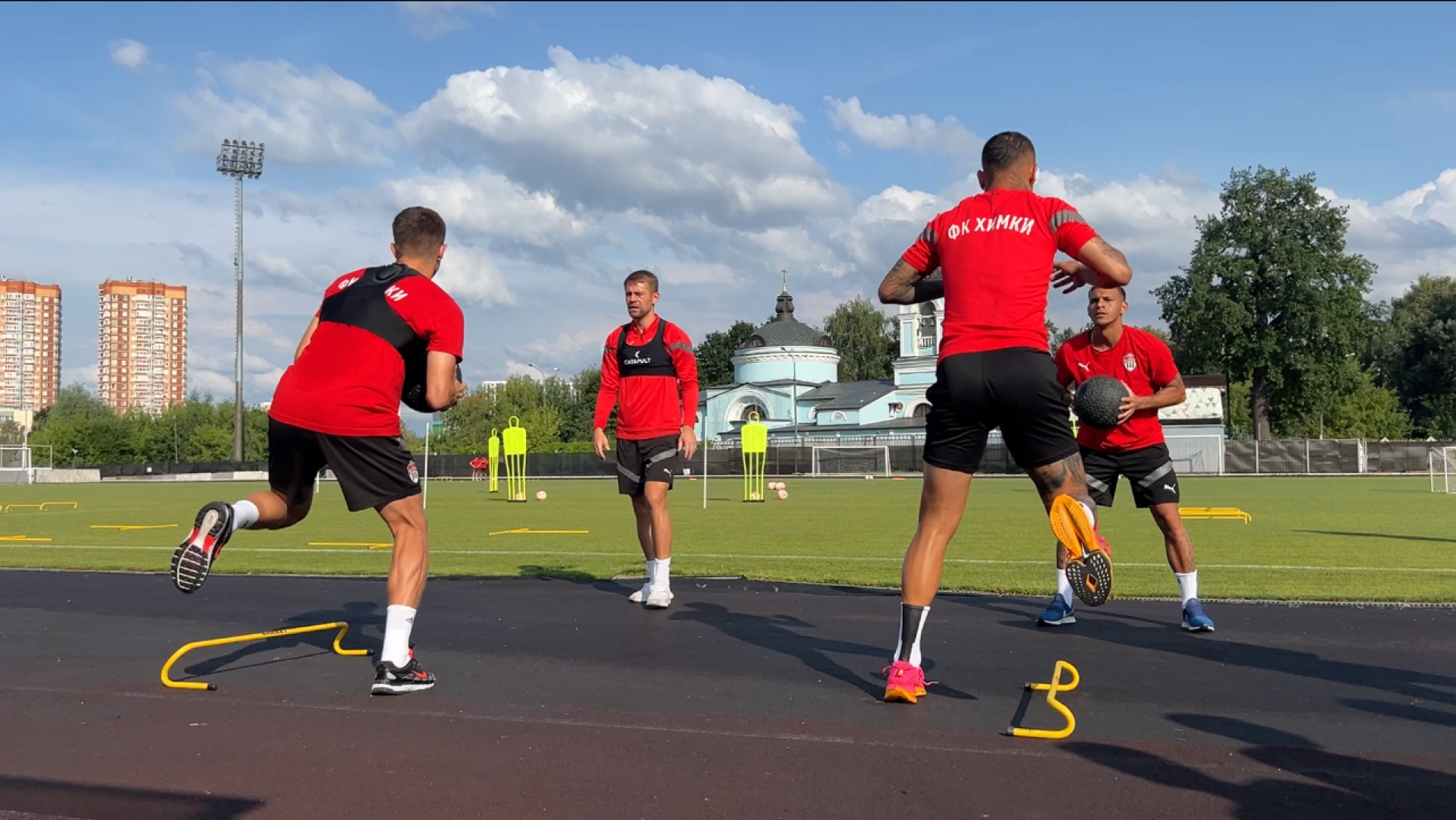 химки, спорт, футбол, футбольный клуб, открытая тренировка,
