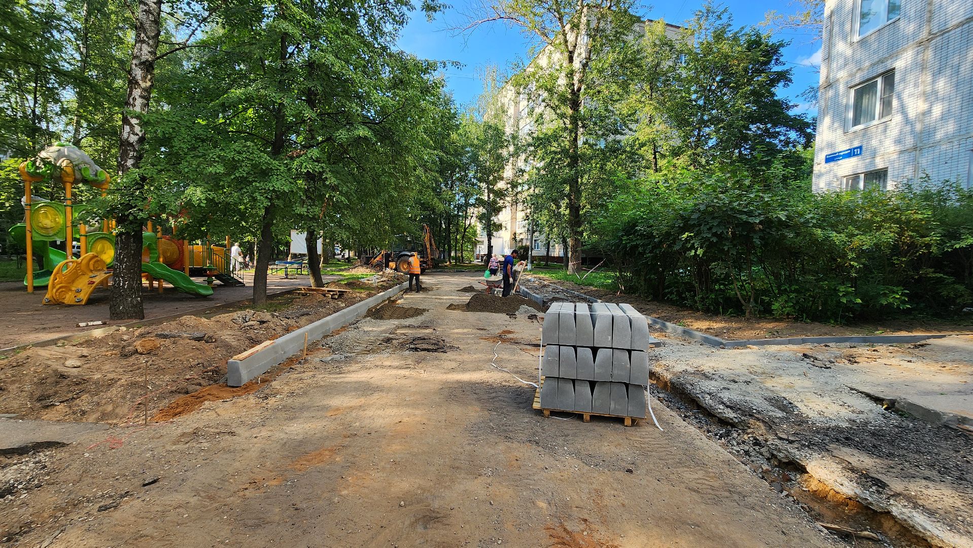 Солнечногорск, благоустройство двора, благоустойство, формирование комфортной городской среды,
