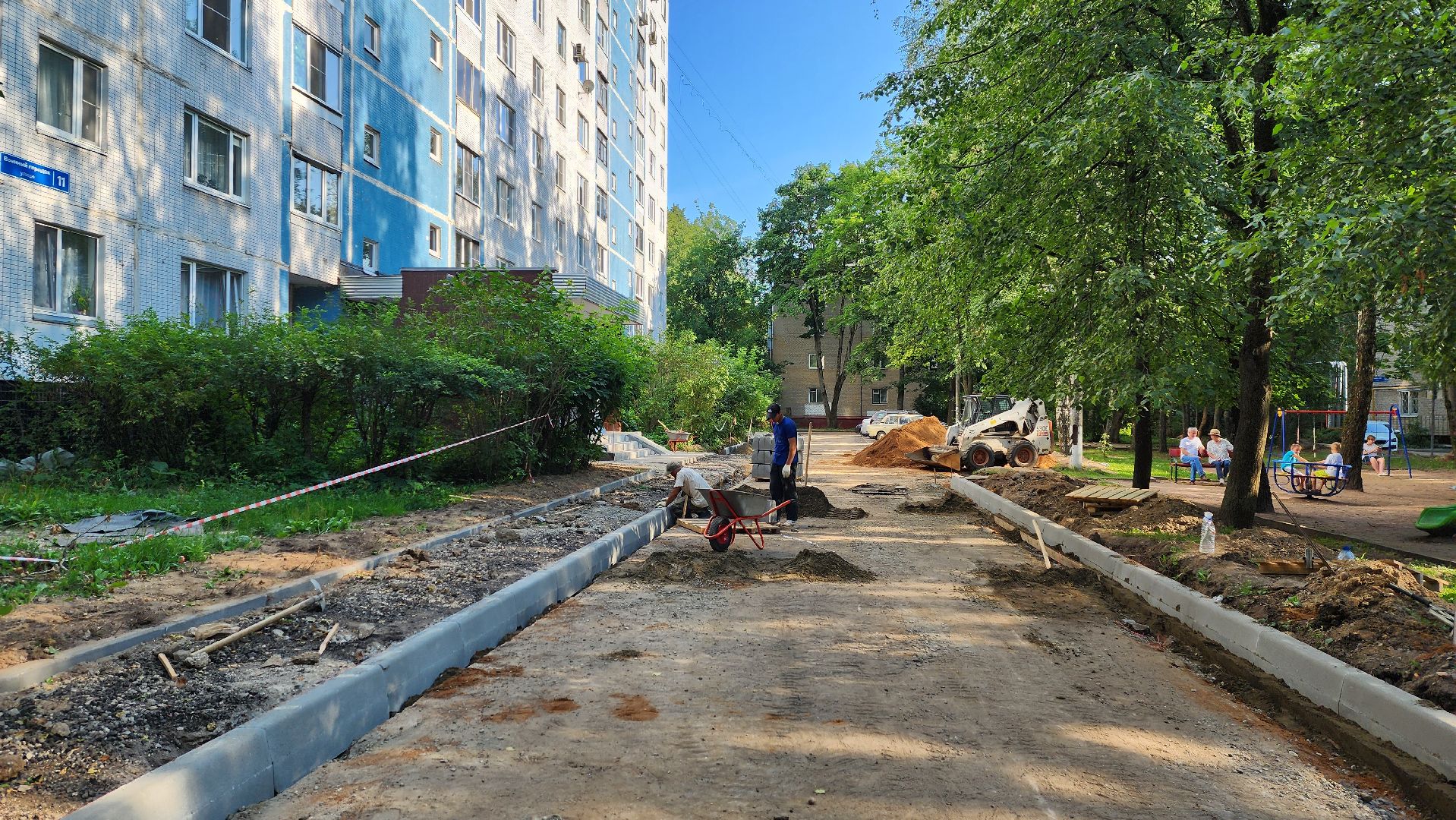 Солнечногорск, благоустройство двора, благоустойство, формирование комфортной городской среды,