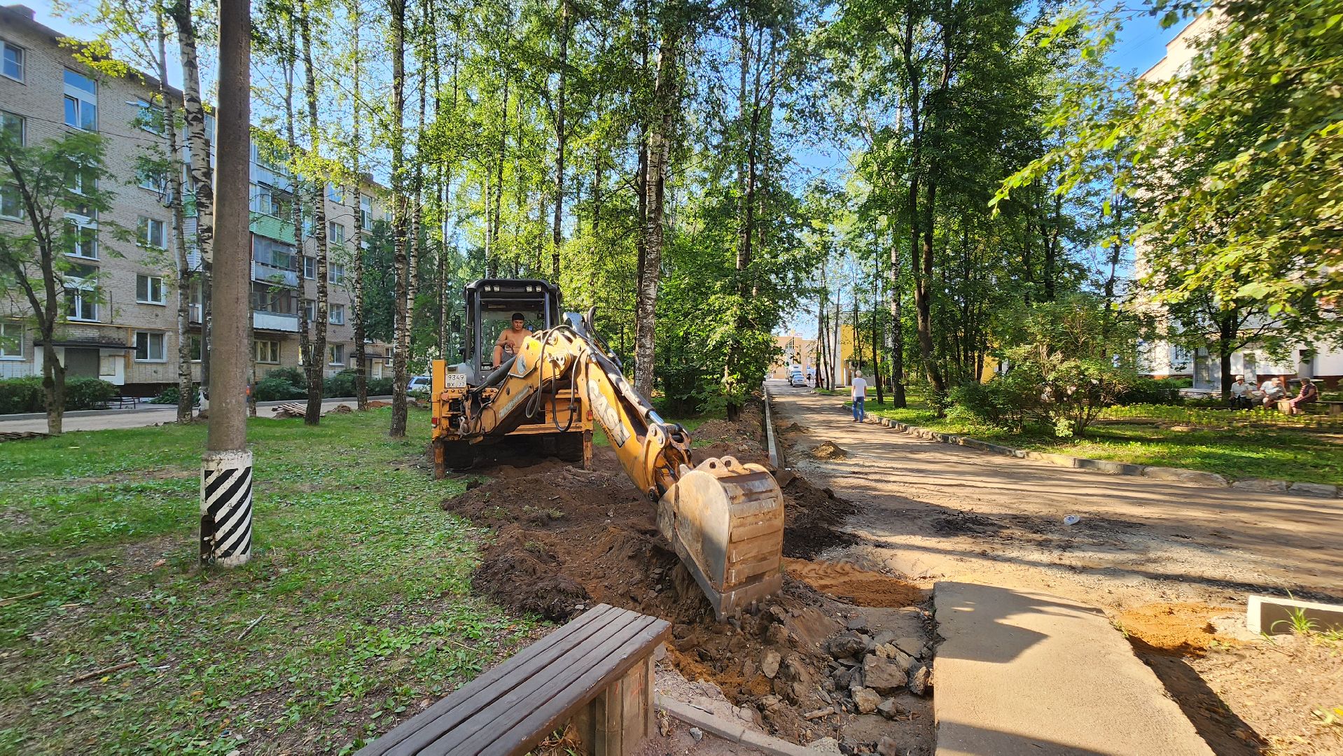 Солнечногорск, благоустройство двора, благоустойство, формирование комфортной городской среды,