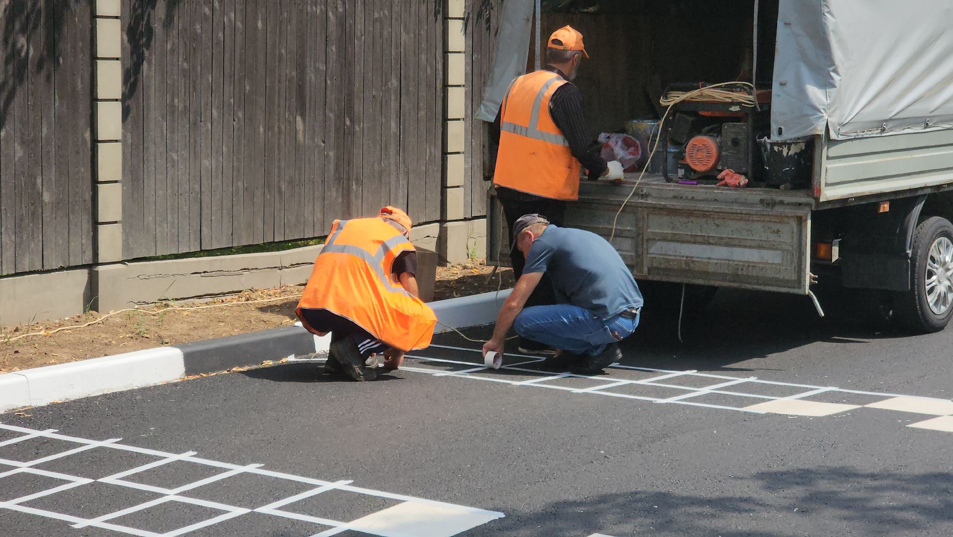 дорожная разметка, мбу городское хозяйство, Алексей Никитин, ул строительная, проезд стангкявичюса, ул нижегородская,