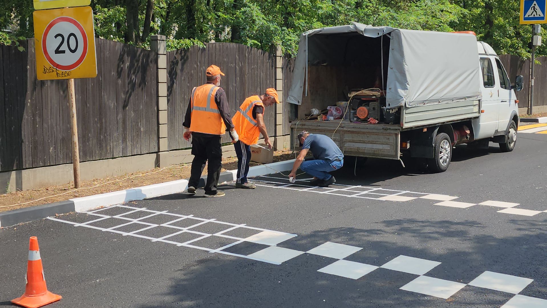 дорожная разметка, мбу городское хозяйство, Алексей Никитин, ул строительная, проезд стангкявичюса, ул нижегородская,