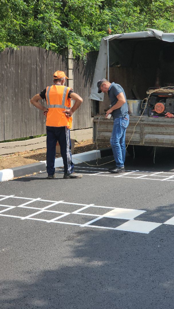 дорожная разметка, мбу городское хозяйство, Алексей Никитин, ул строительная, проезд стангкявичюса, ул нижегородская,