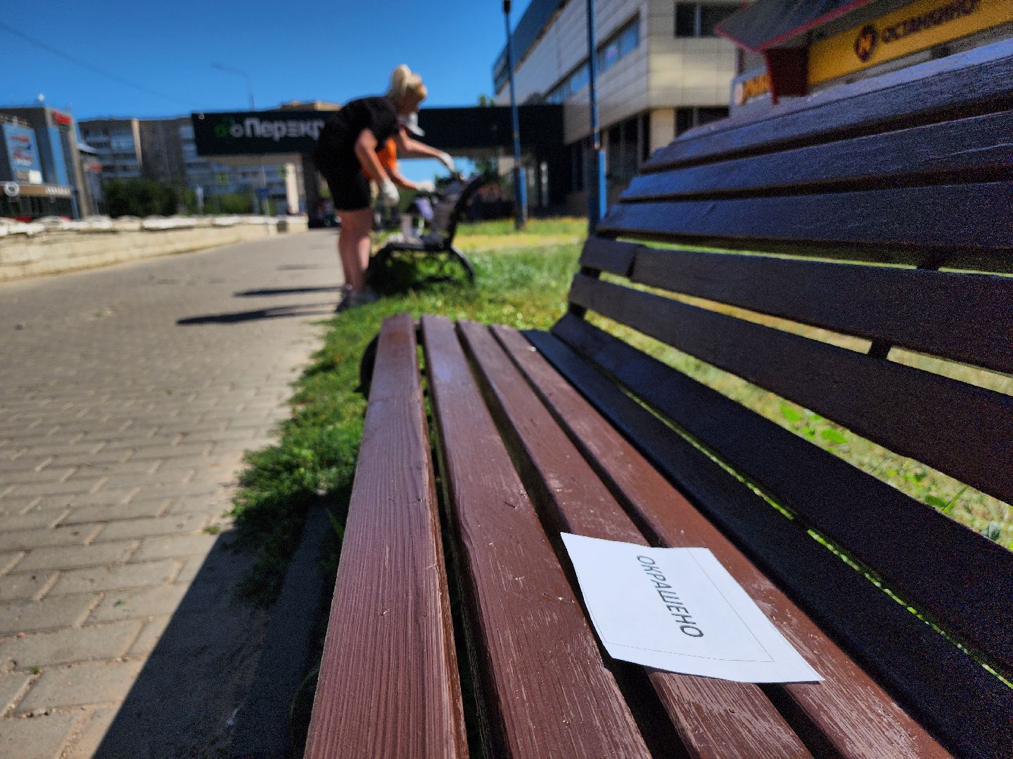 Дубна, Коммунальные службы, Благоустройство, Покраска лавочек, Починка лавочек,