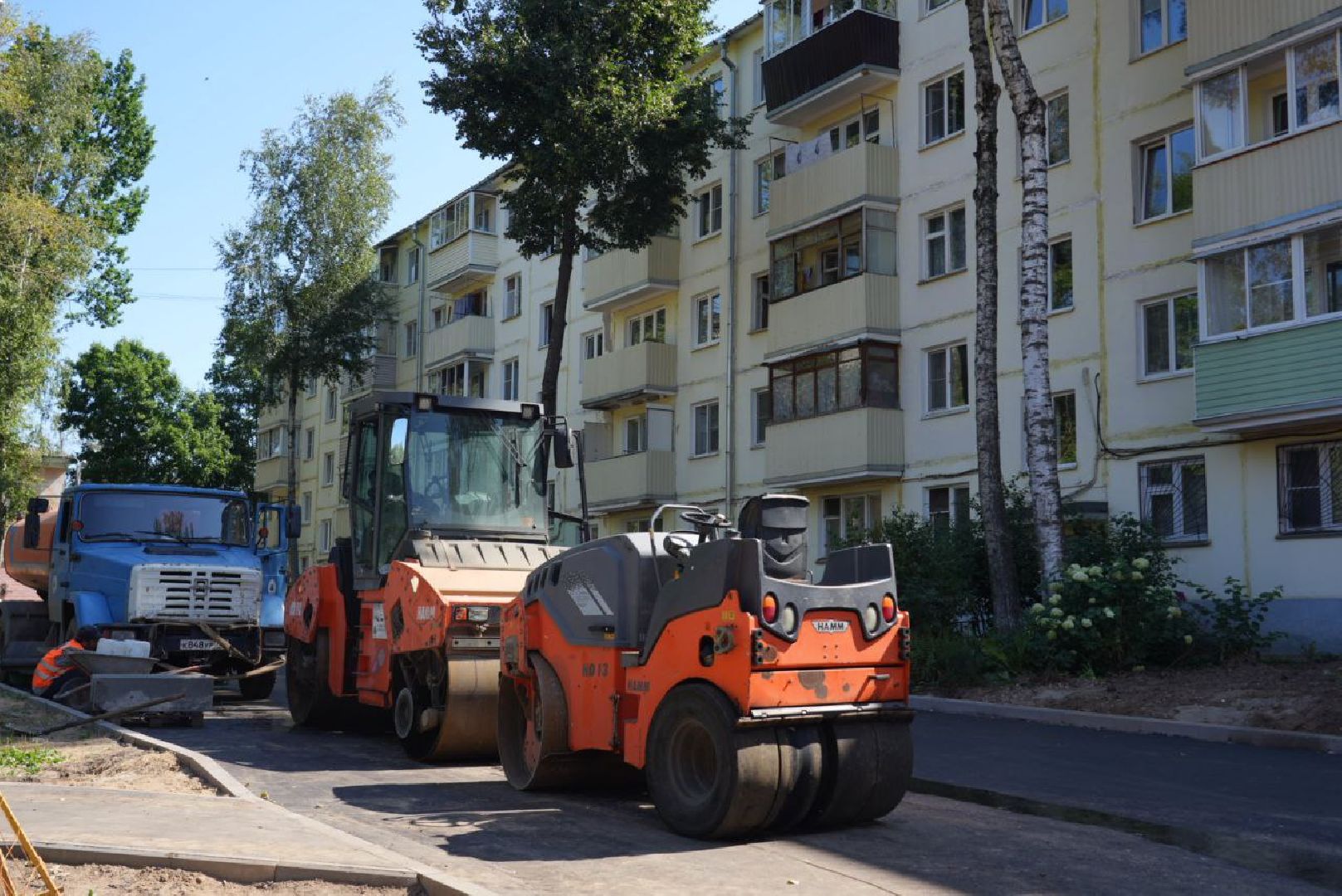 Благоустройство, КБДТ, Парковка, Опиловка, ДИП, Детская игровая зона,Сергиев Посад,