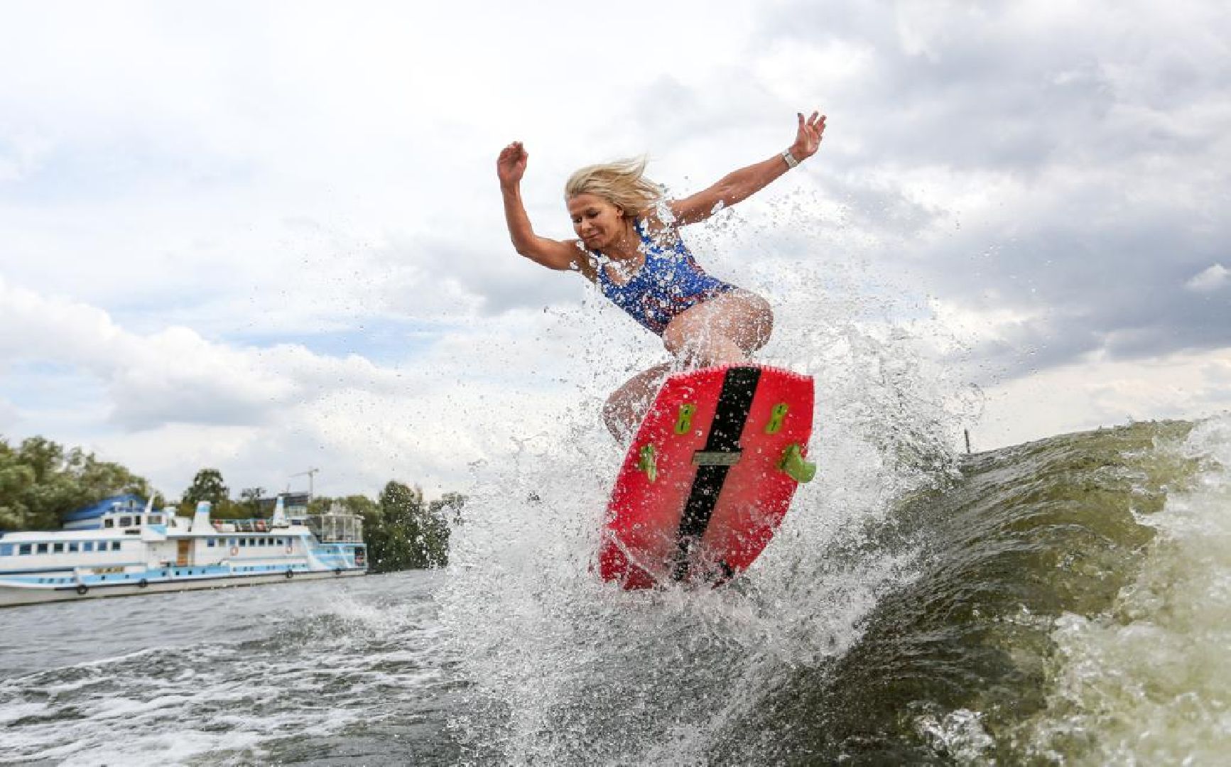 Реутов, вейксёрфинг, мастер спорта, вода, спорт, соревнования, Надежда Илинич