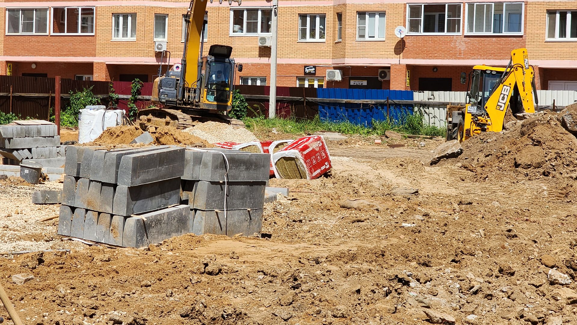 Детский сад, Стройка, стройка детсада, Лобня,