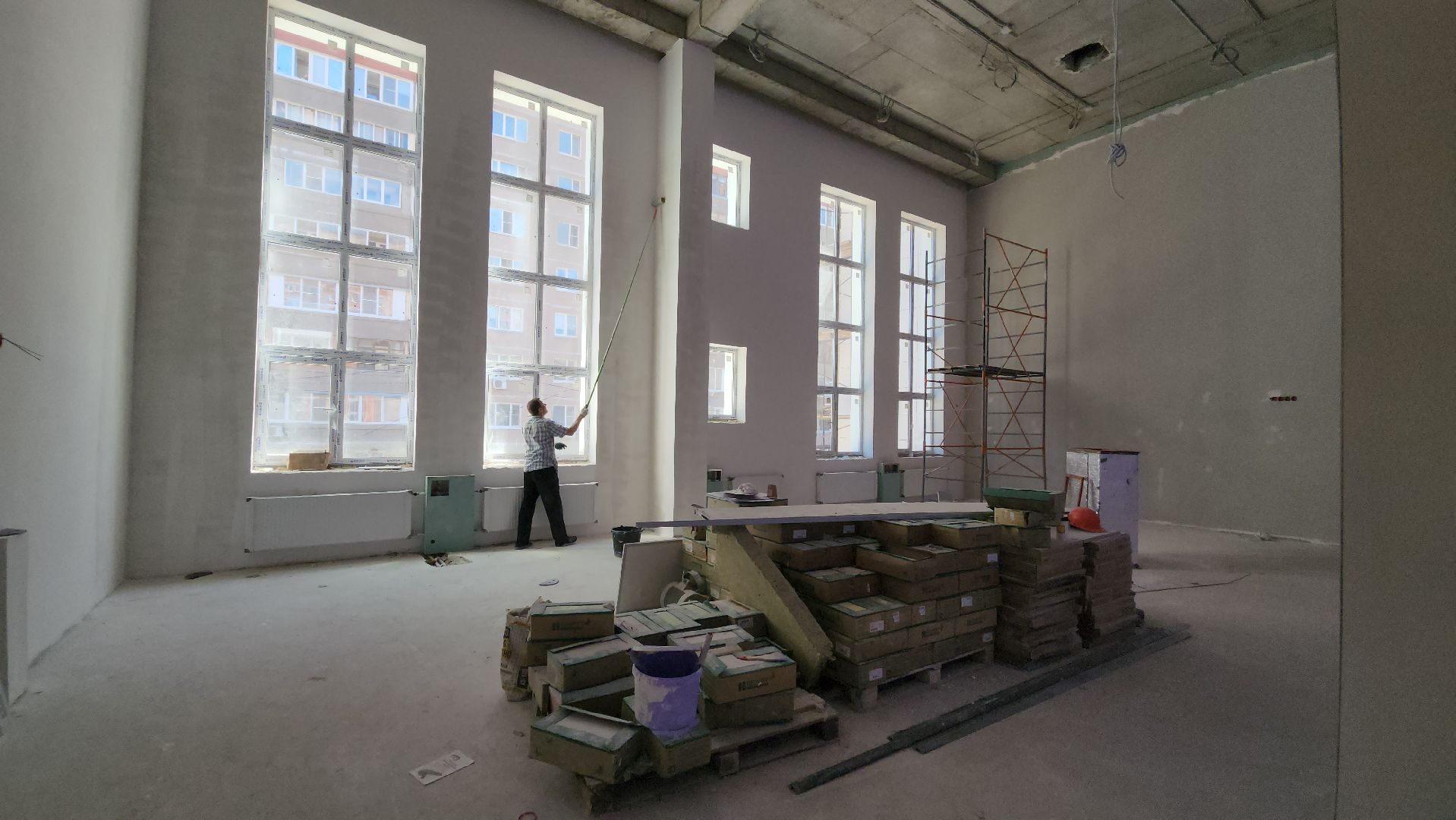 Детский сад, Стройка, стройка детсада, Лобня,