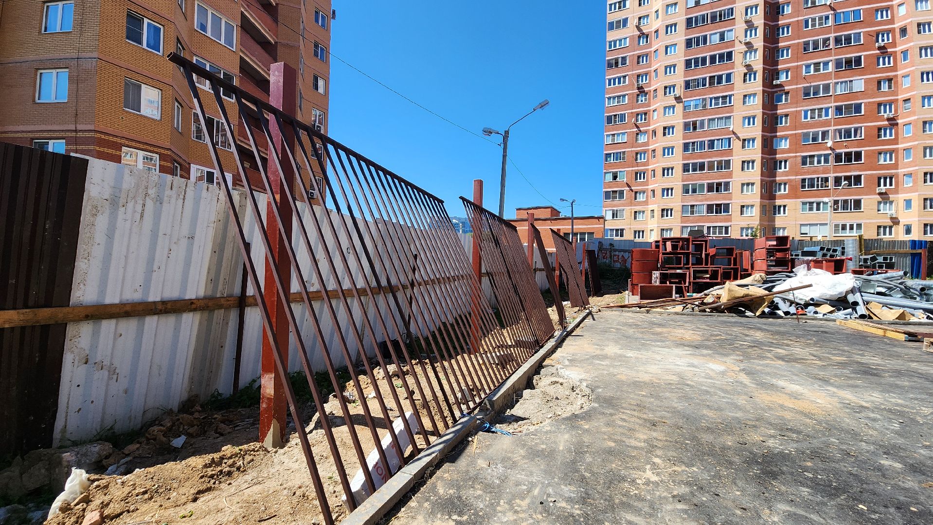 Детский сад, Стройка, стройка детсада, Лобня,