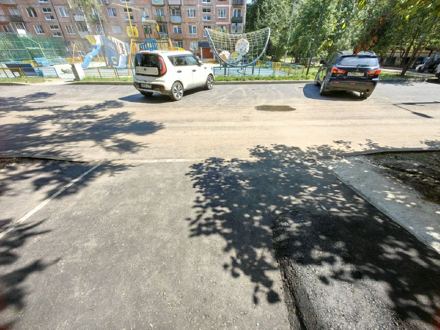 благоустройство дворов, комфортная среда, парковка, щёлково,