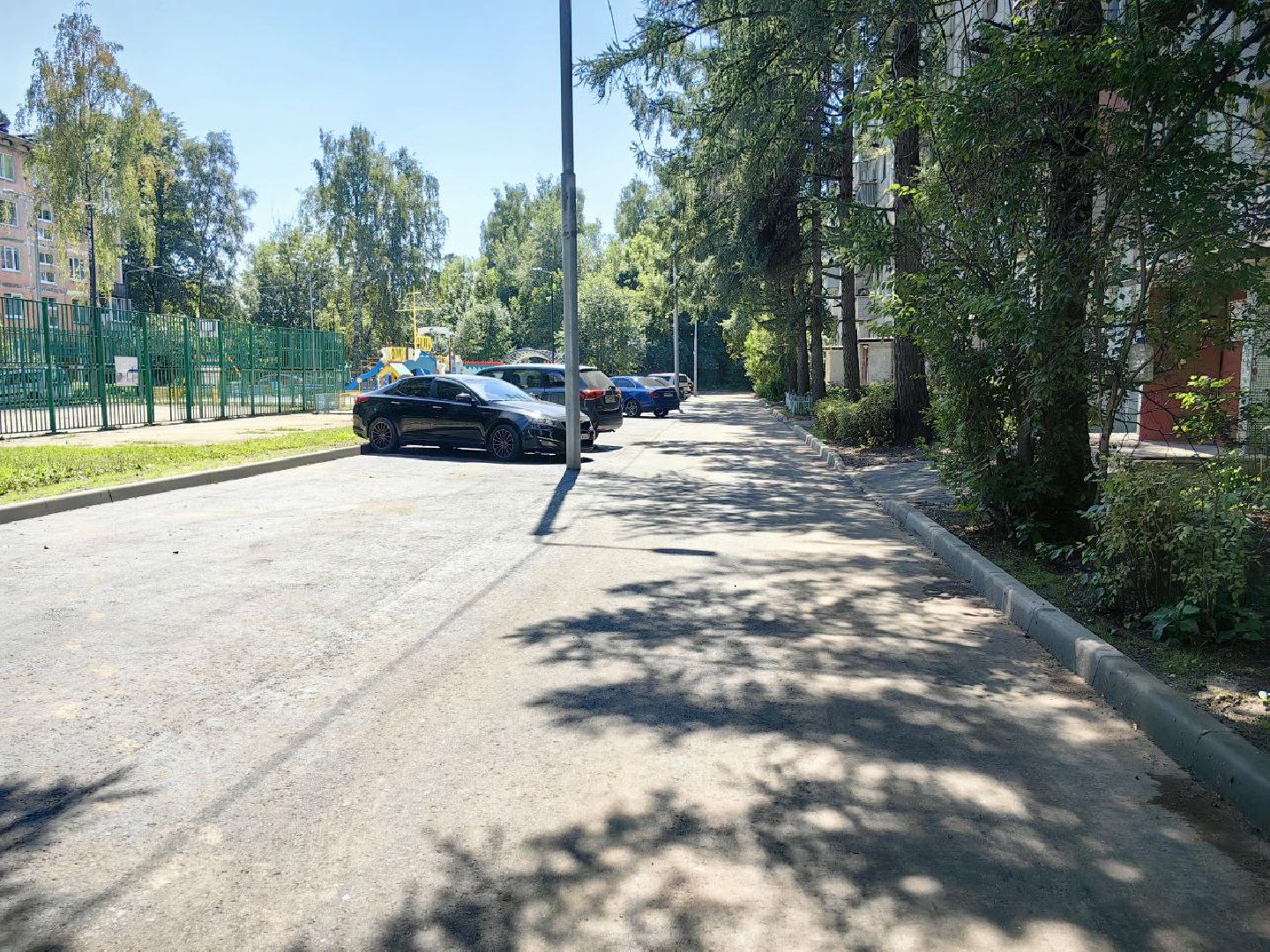 благоустройство дворов, комфортная среда, парковка, щёлково,