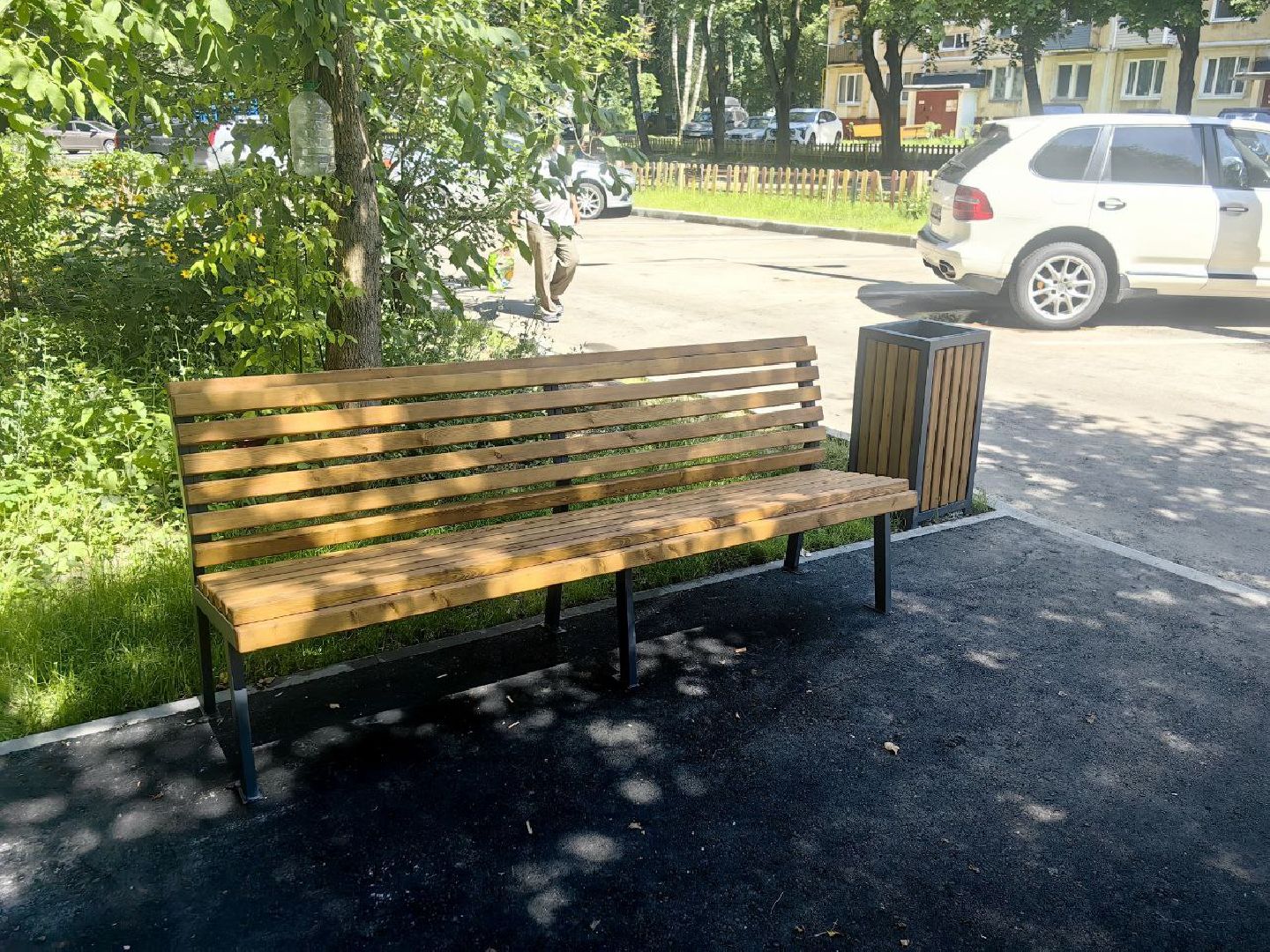 благоустройство дворов, комфортная среда, парковка, щёлково,