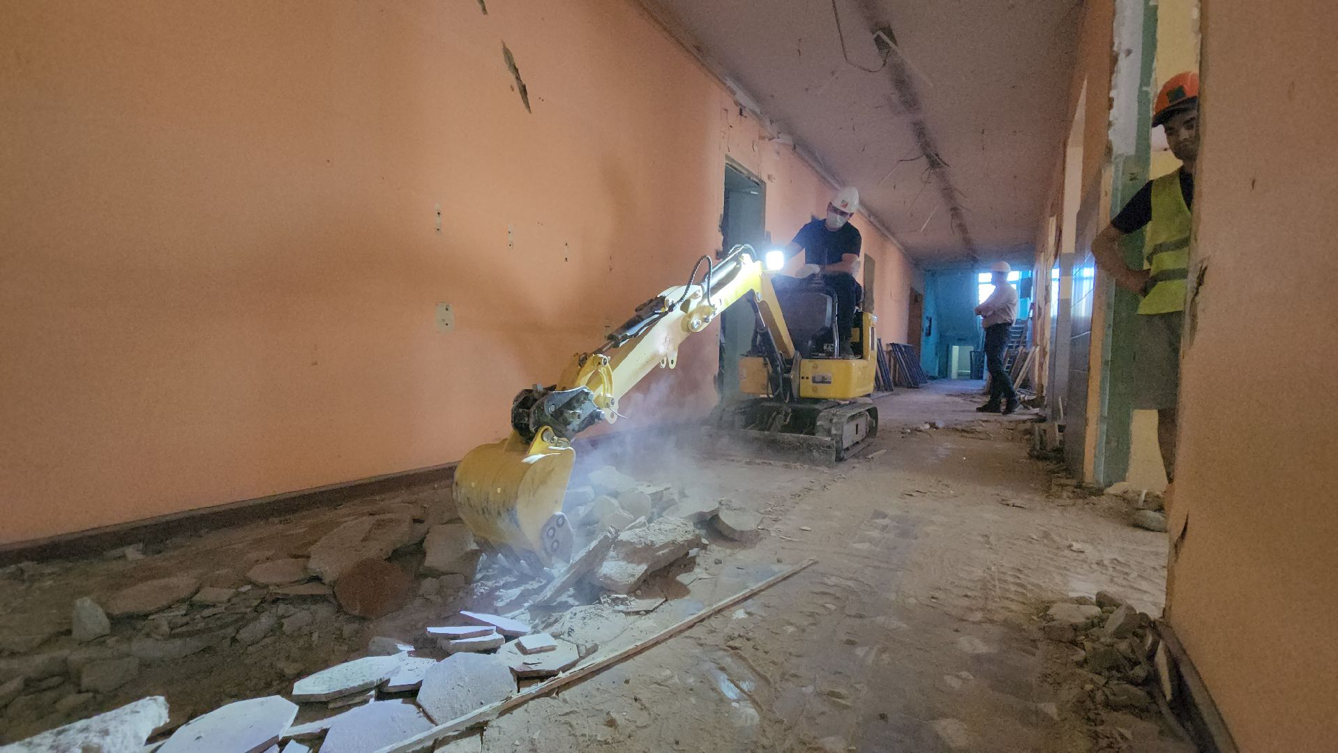 Школа, Лобня, Демонтаж, Капитальный ремонт,