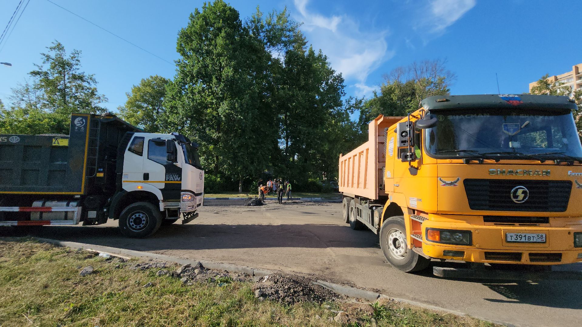 ремонт дорог, асфальтирование дорог, Лобня,