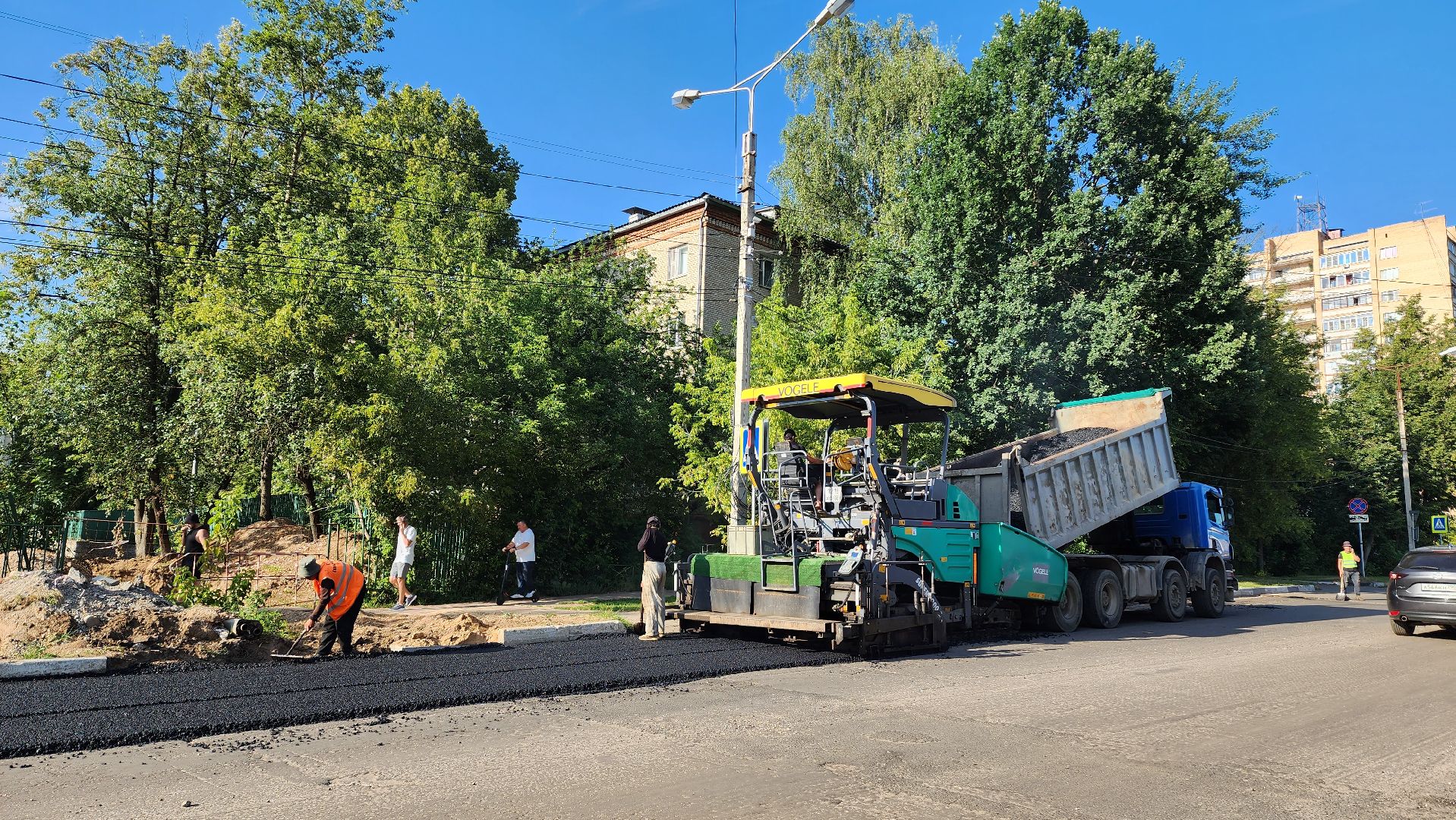 ремонт дорог, асфальтирование дорог, Лобня,