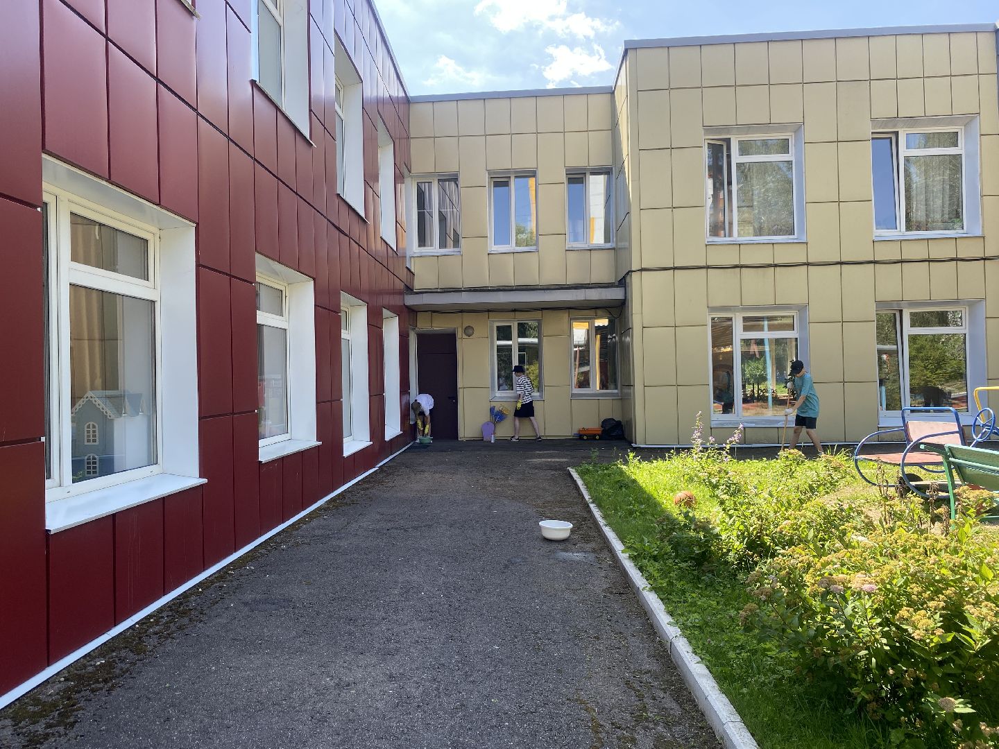 школа Попова, трудовые бригады, летняя подработка, Власиха школа Попова, летняя трудовая бригада,