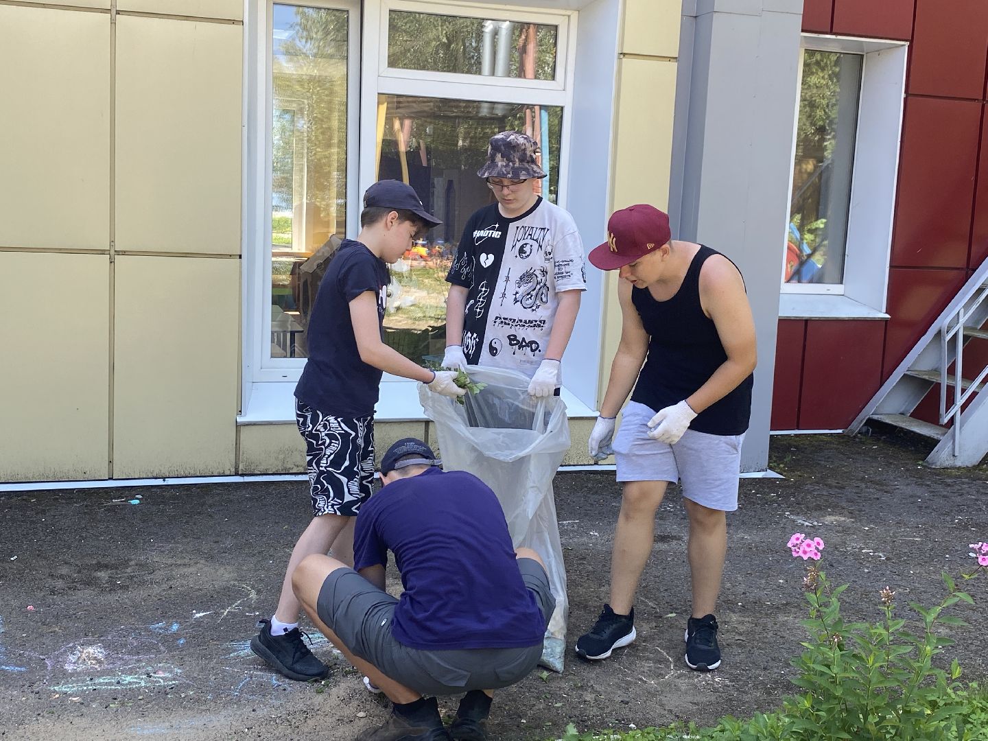 школа Попова, трудовые бригады, летняя подработка, Власиха школа Попова, летняя трудовая бригада,