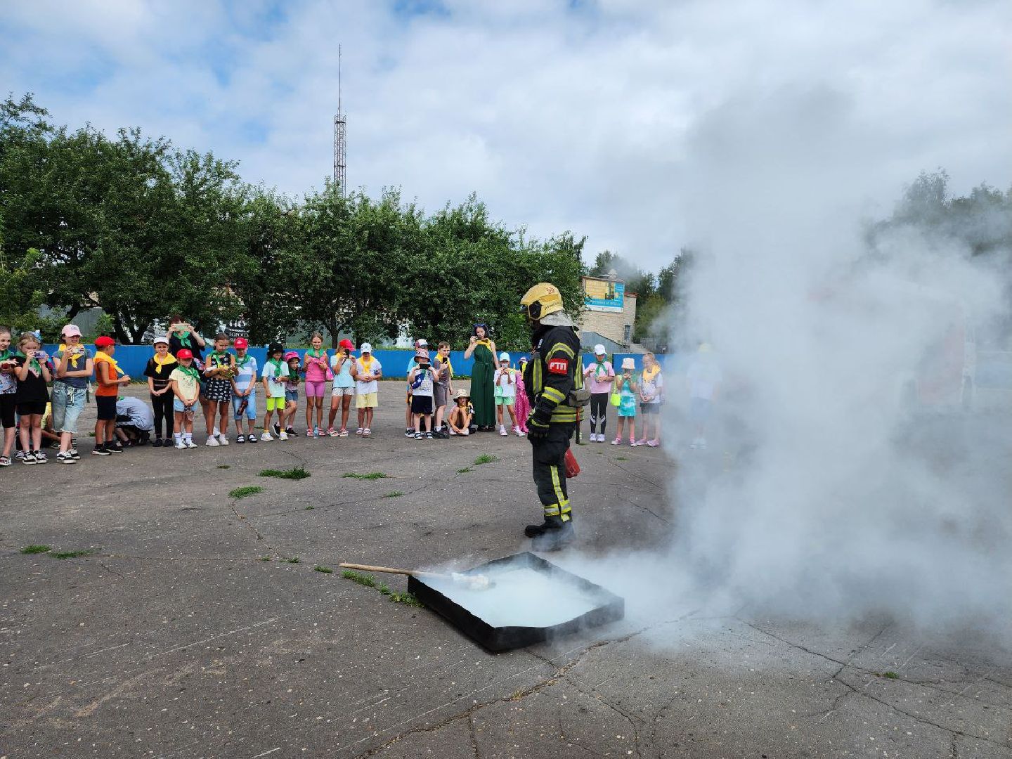 экскурсия в пожарную часть, ленинский городской округ, видное, день пожарного надзора, пожарные,